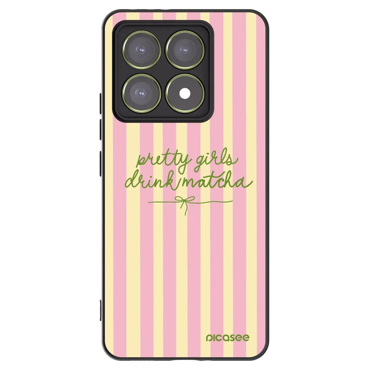 Silikonový černý obal pro Xiaomi 14T - Pretty matcha