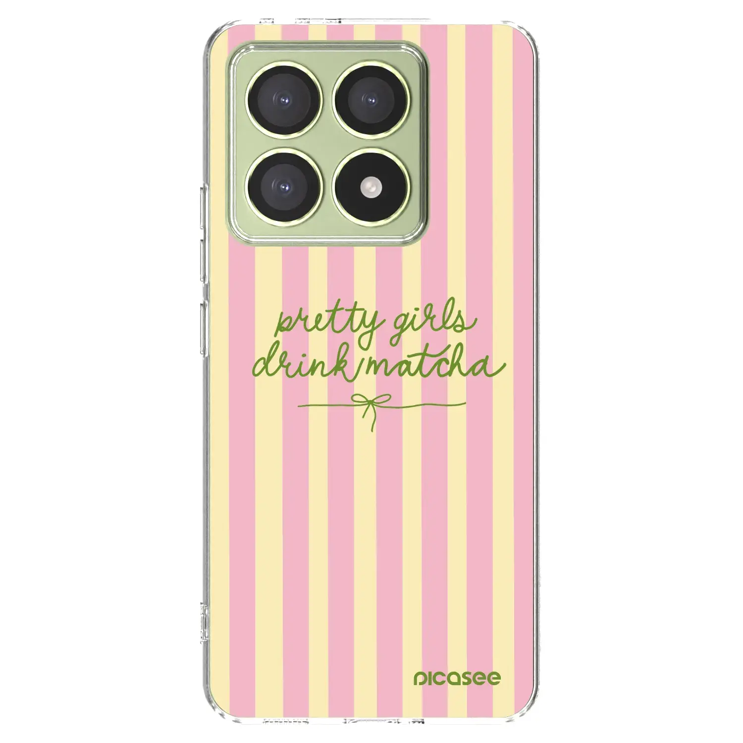 Silikonový průhledný obal pro Xiaomi 14T - Pretty matcha
