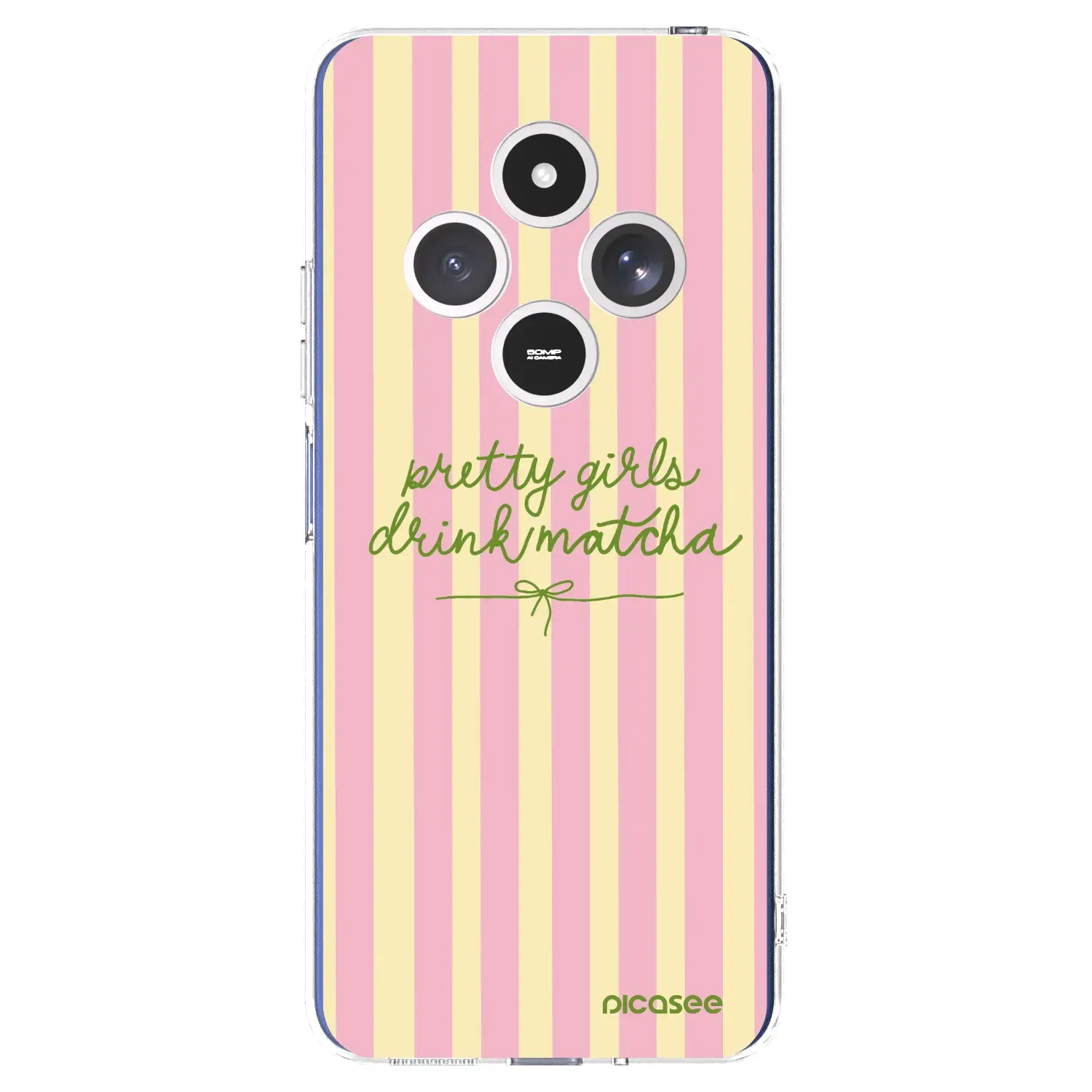 Silikonový průhledný obal pro Xiaomi Redmi 14C - Pretty matcha