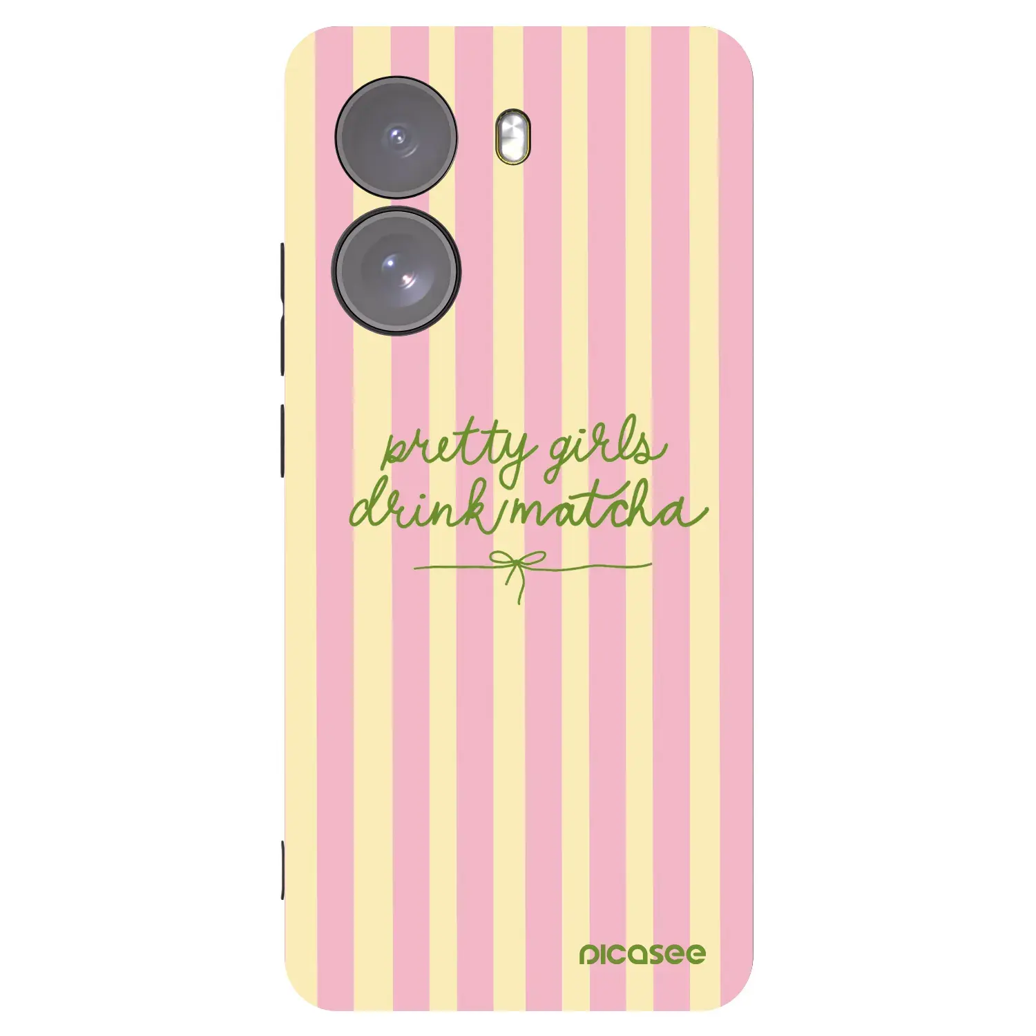 Silikonový černý obal pro Xiaomi Poco X7 - Pretty matcha