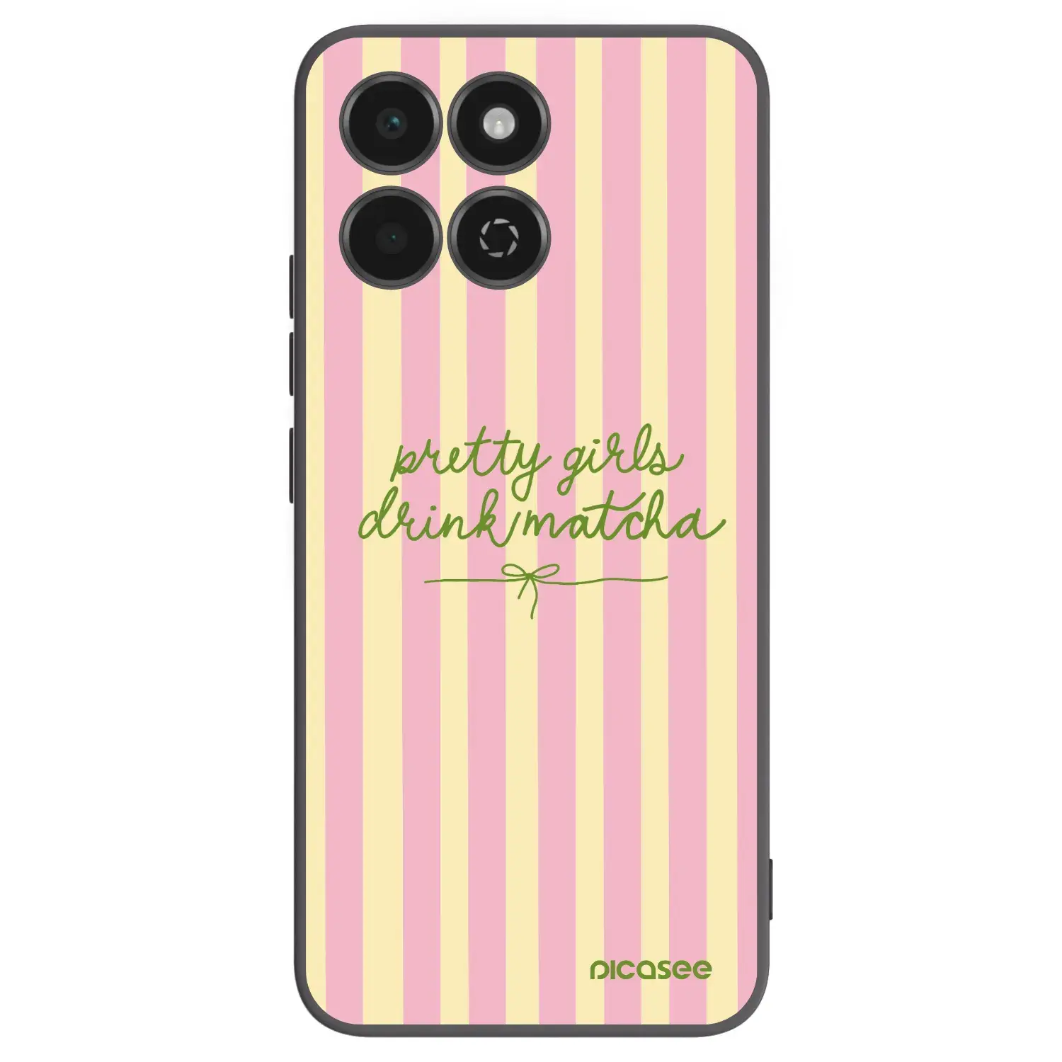 Silikonový černý obal pro Honor 200 Smart 5G - Pretty matcha