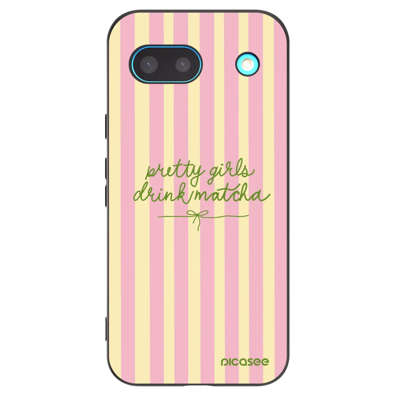 Silikonový černý obal pro Google Pixel 8 - Pretty matcha