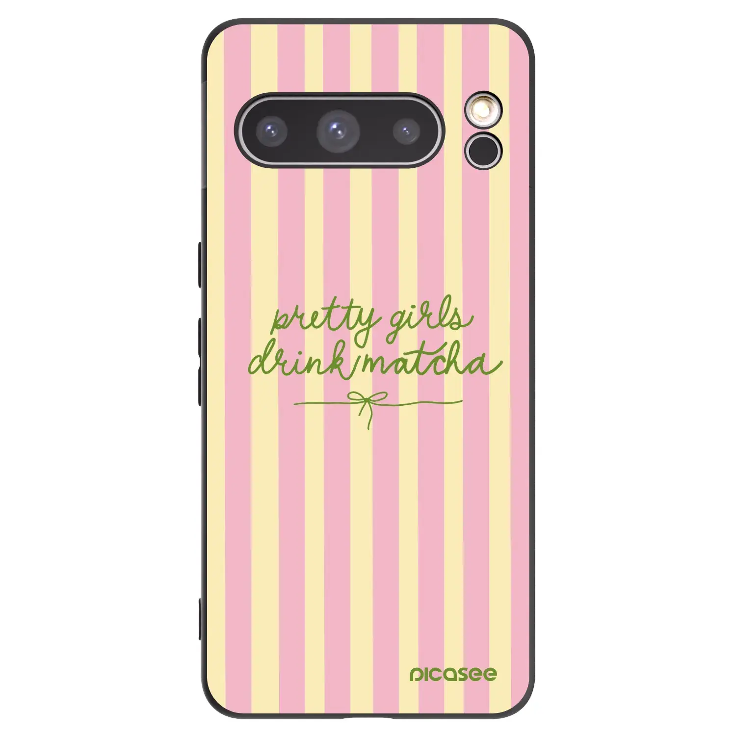 Silikonový černý obal pro Google Pixel 8 Pro - Pretty matcha