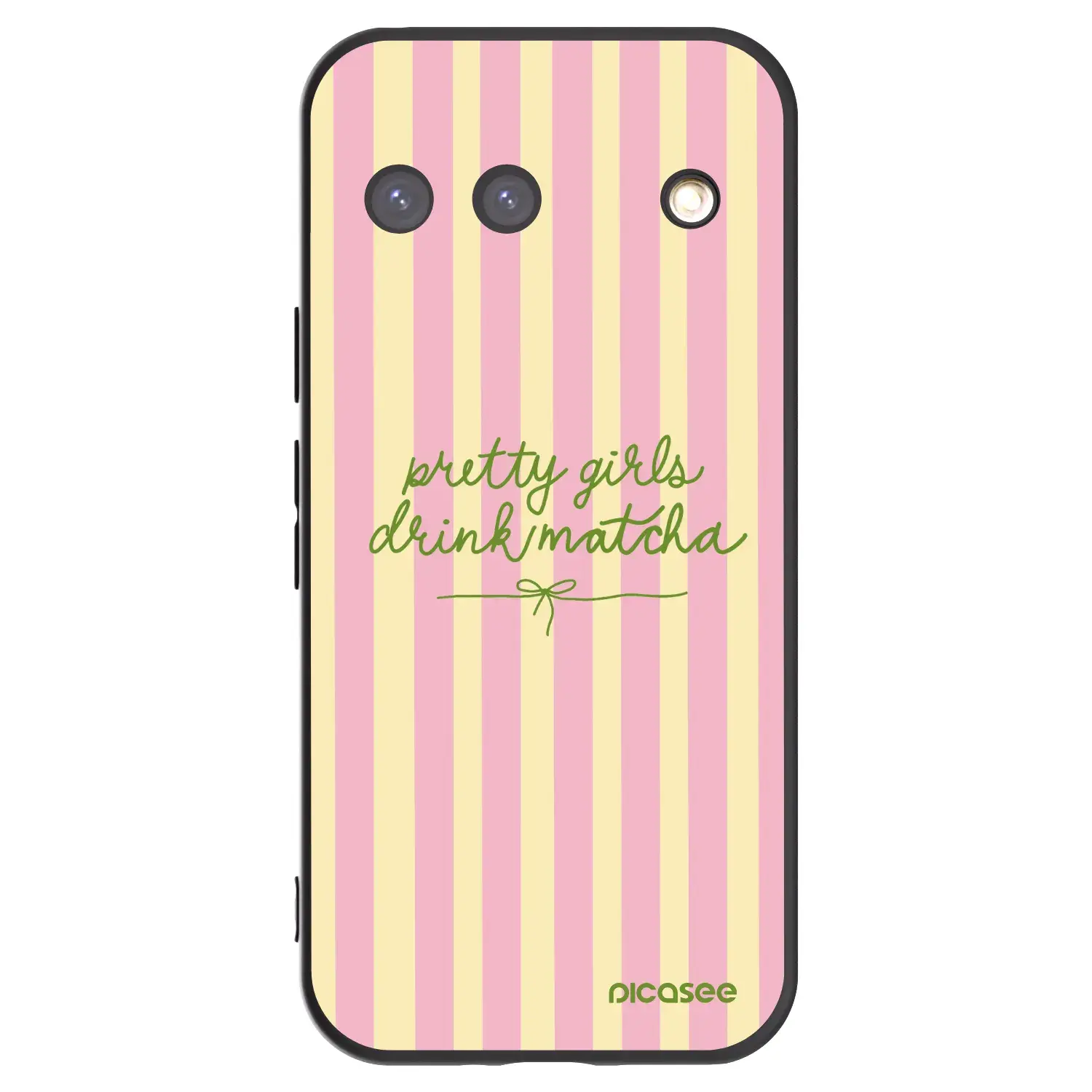 Silikonový černý obal pro Google Pixel 9 - Pretty matcha