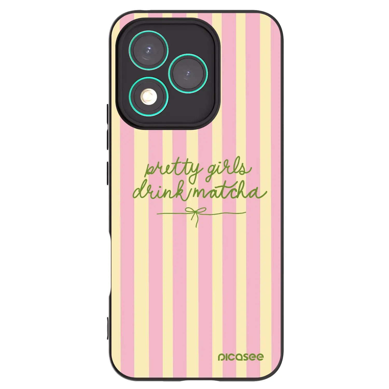 Silikonový černý obal pro Honor 400 Lite 5G - Pretty matcha