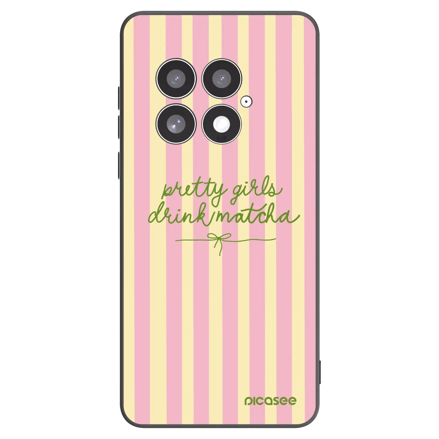 Silikonový černý obal pro OnePlus 13 5G - Pretty matcha