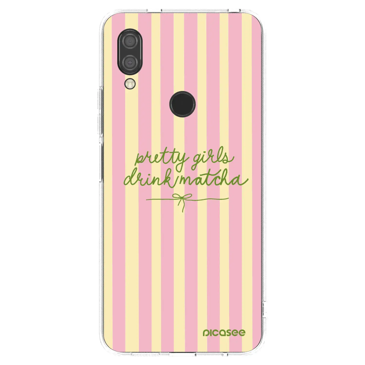 Silikonový průhledný obal pro Xiaomi Redmi 7 - Pretty matcha