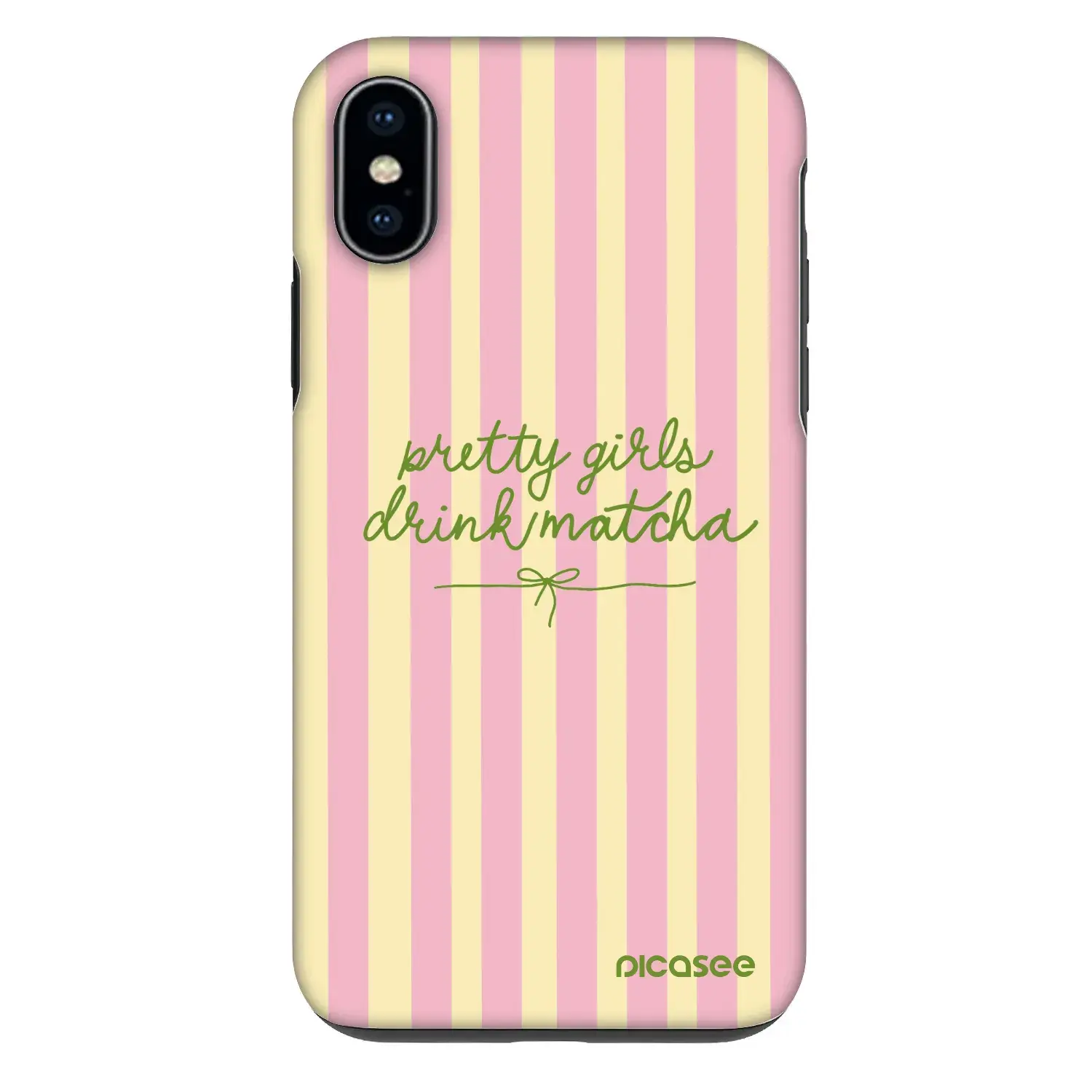 Fashion Case pro Apple iPhone X/XS - Pretty matcha