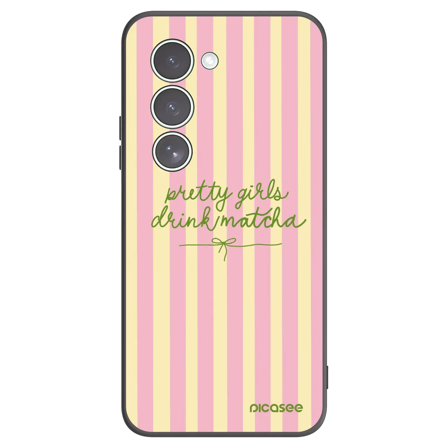 Silikonový černý obal pro Xiaomi Redmi 15 5G - Pretty matcha