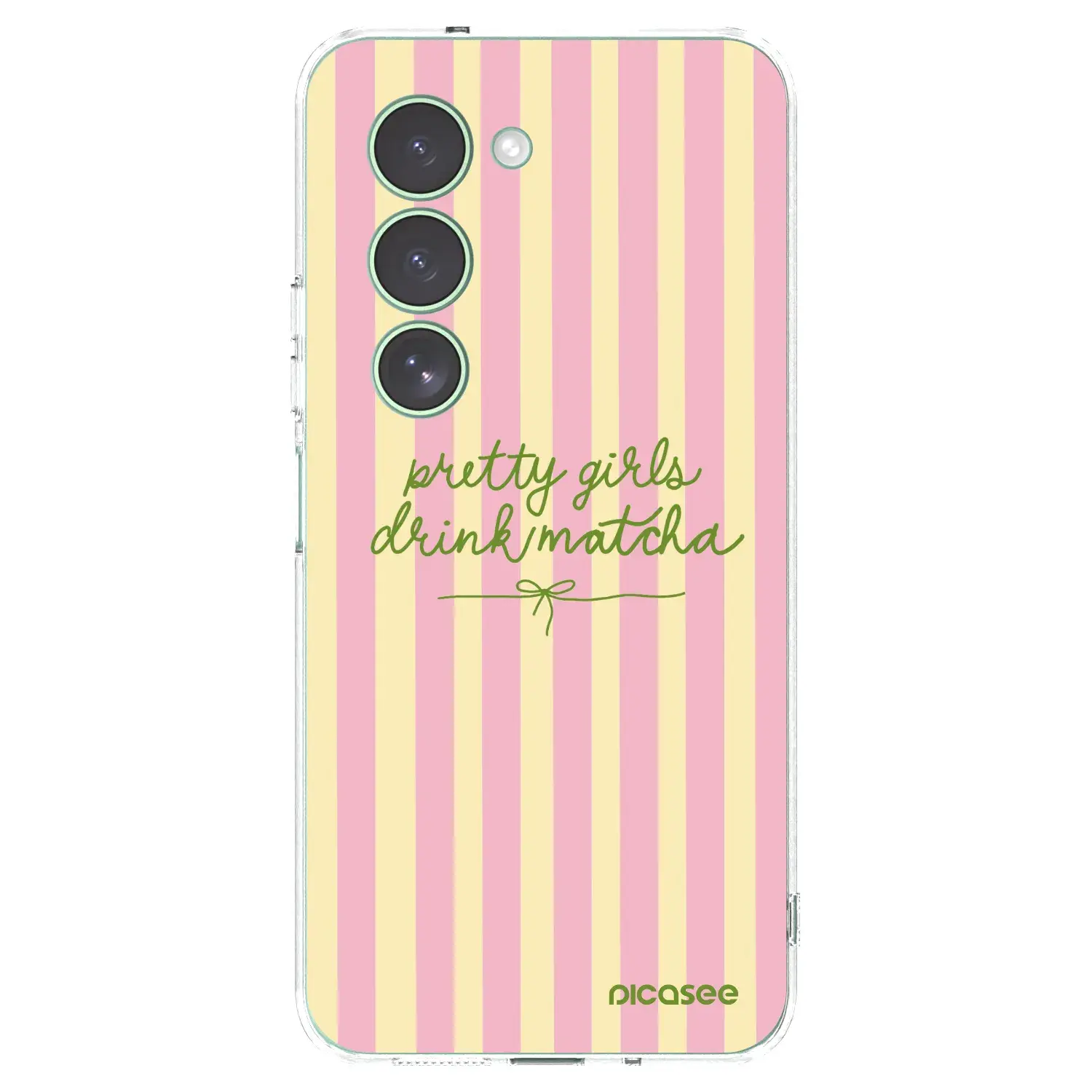 Silikonový průhledný obal pro Xiaomi Redmi 15 5G - Pretty matcha