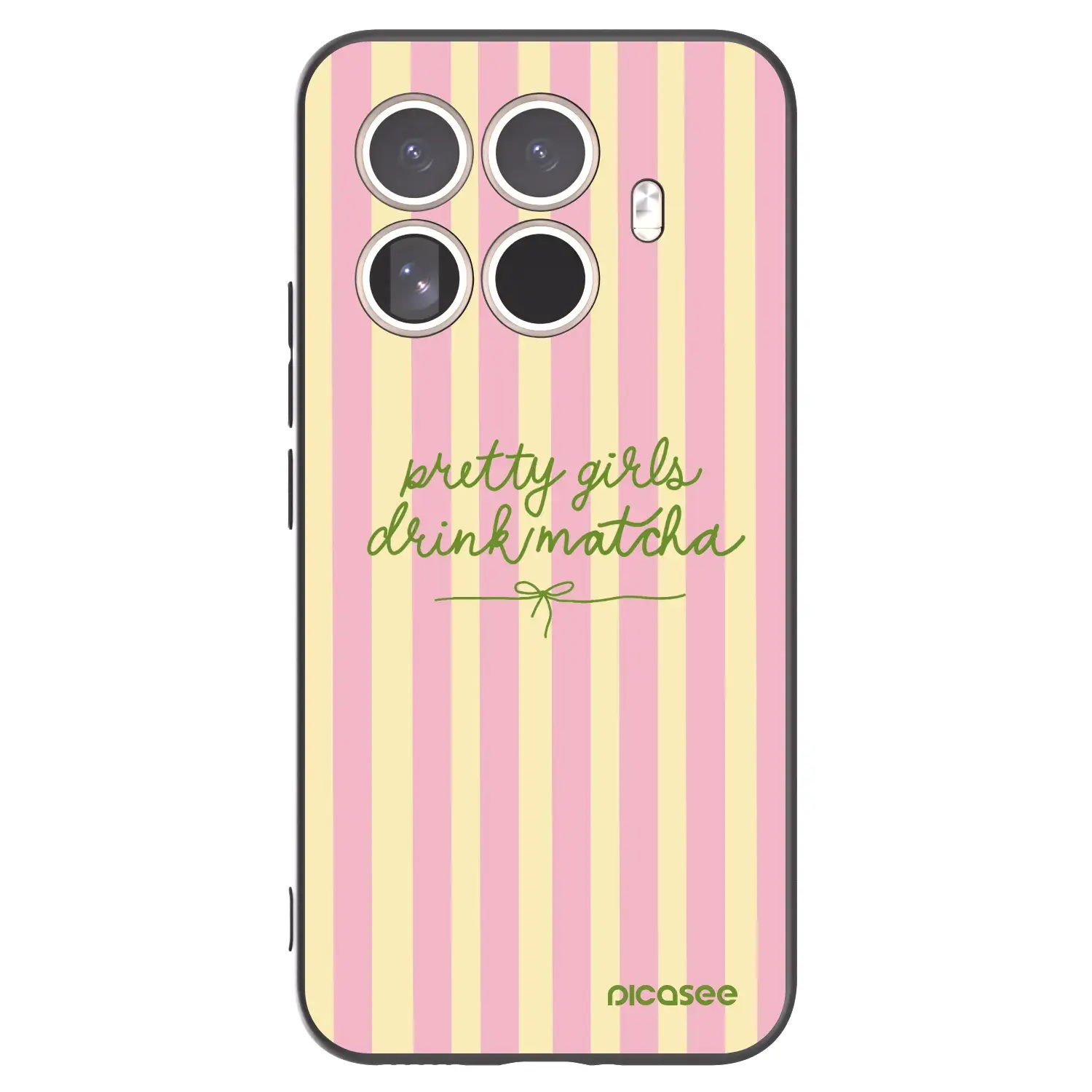 Silikonový černý obal pro Xiaomi 15T Pro - Pretty matcha