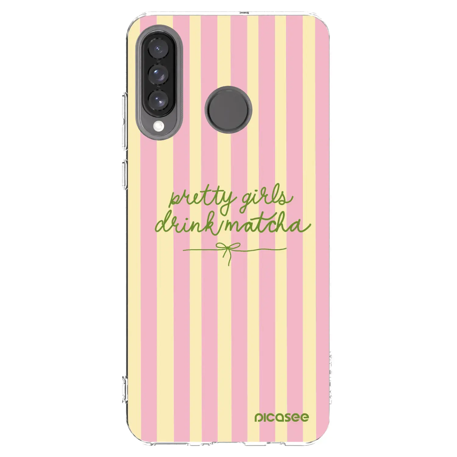 Silikonový průhledný obal pro Huawei P30 Lite - Pretty matcha