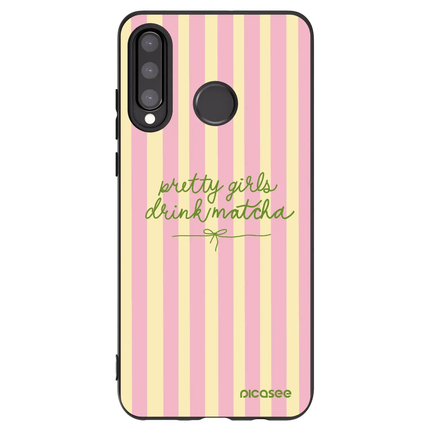 Silikonový černý obal pro Huawei P30 Lite - Pretty matcha