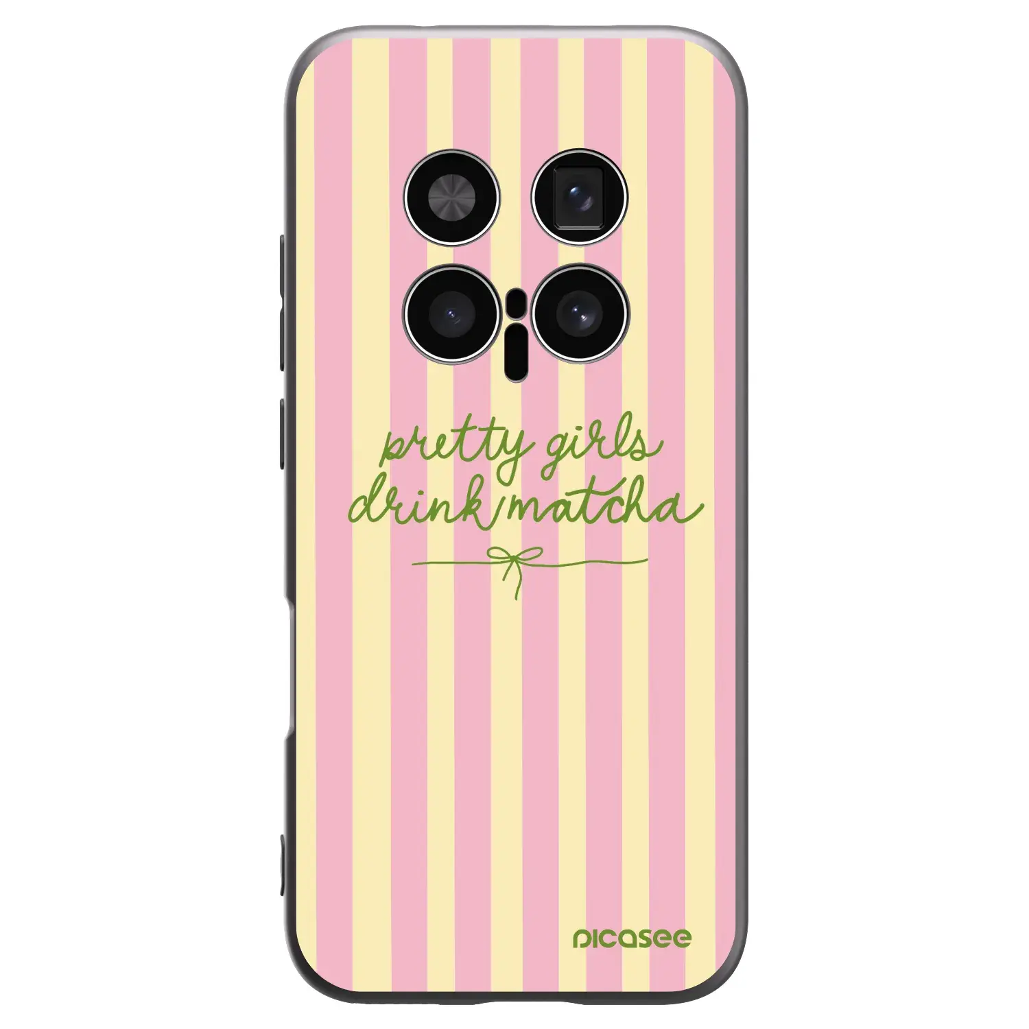 Silikonový černý obal pro Honor Magic8 Pro 5G - Pretty matcha