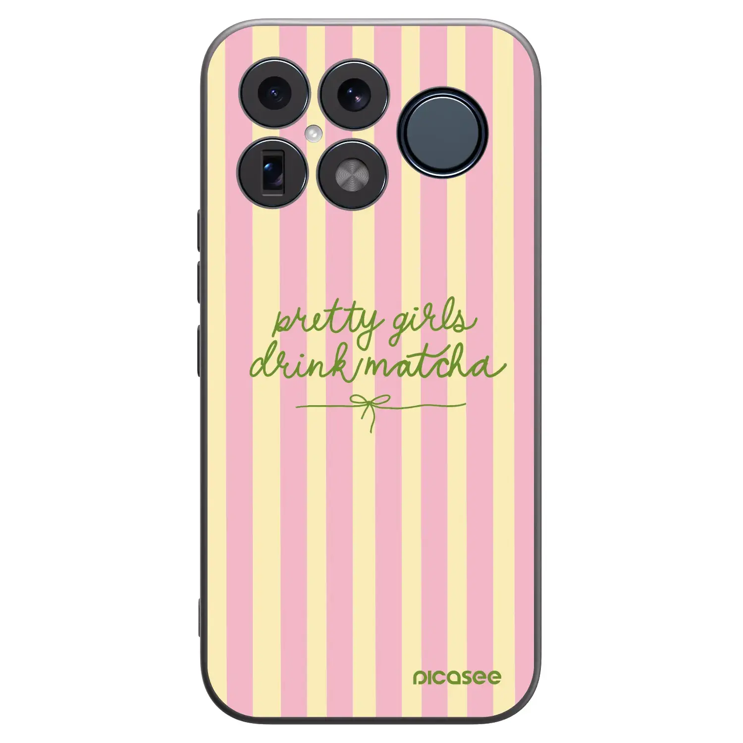 Silikonový černý obal pro Xiaomi Poco F8 Ultra - Pretty matcha