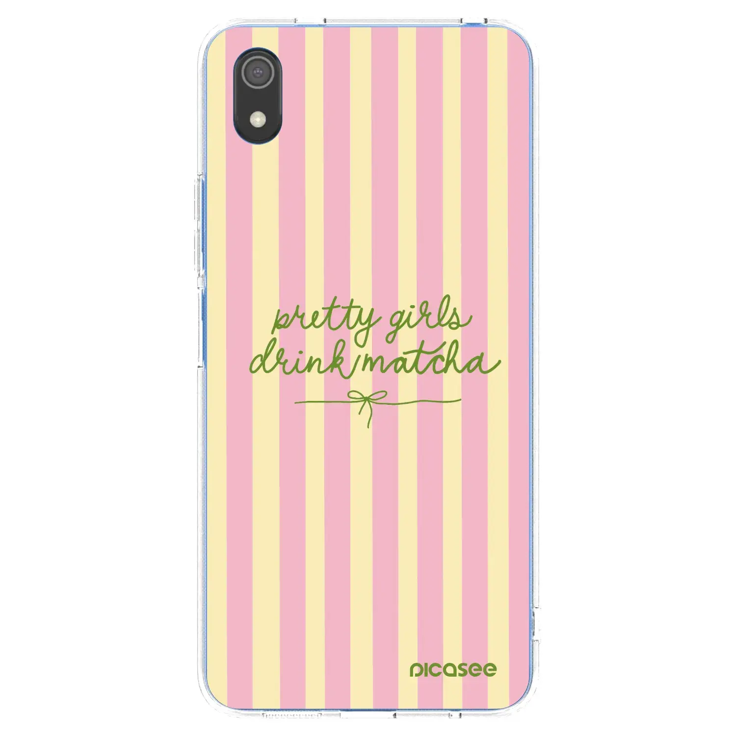 Silikonový průhledný obal pro Xiaomi Redmi 7A - Pretty matcha