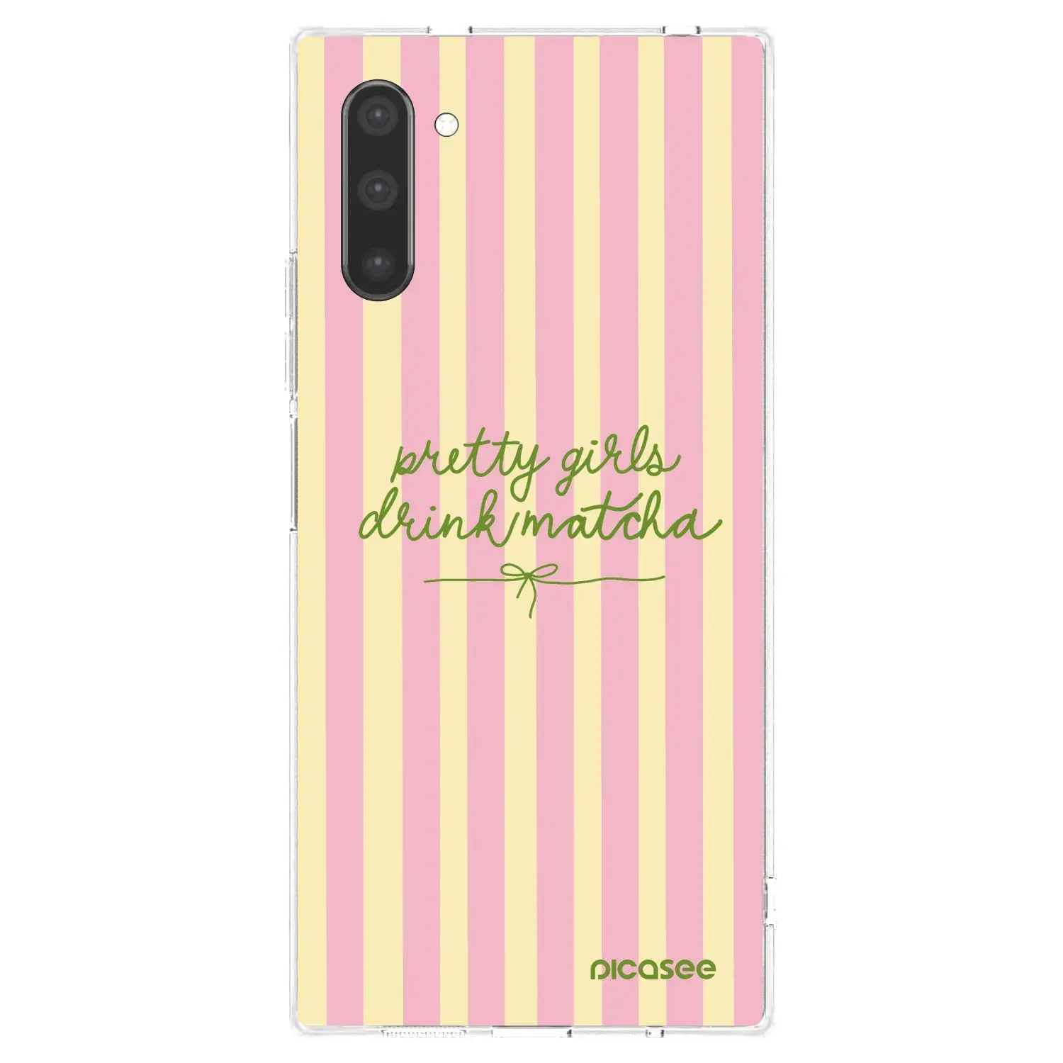 Silikonový průhledný obal pro Samsung Galaxy Note 10 N970F - Pretty matcha