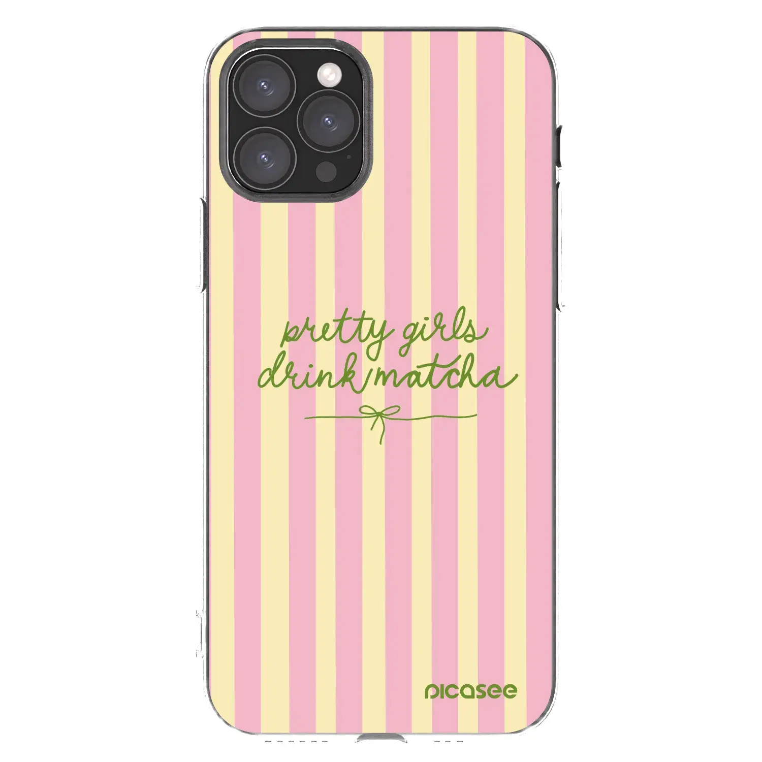 Silikonový průhledný obal pro Apple iPhone 11 Pro - Pretty matcha