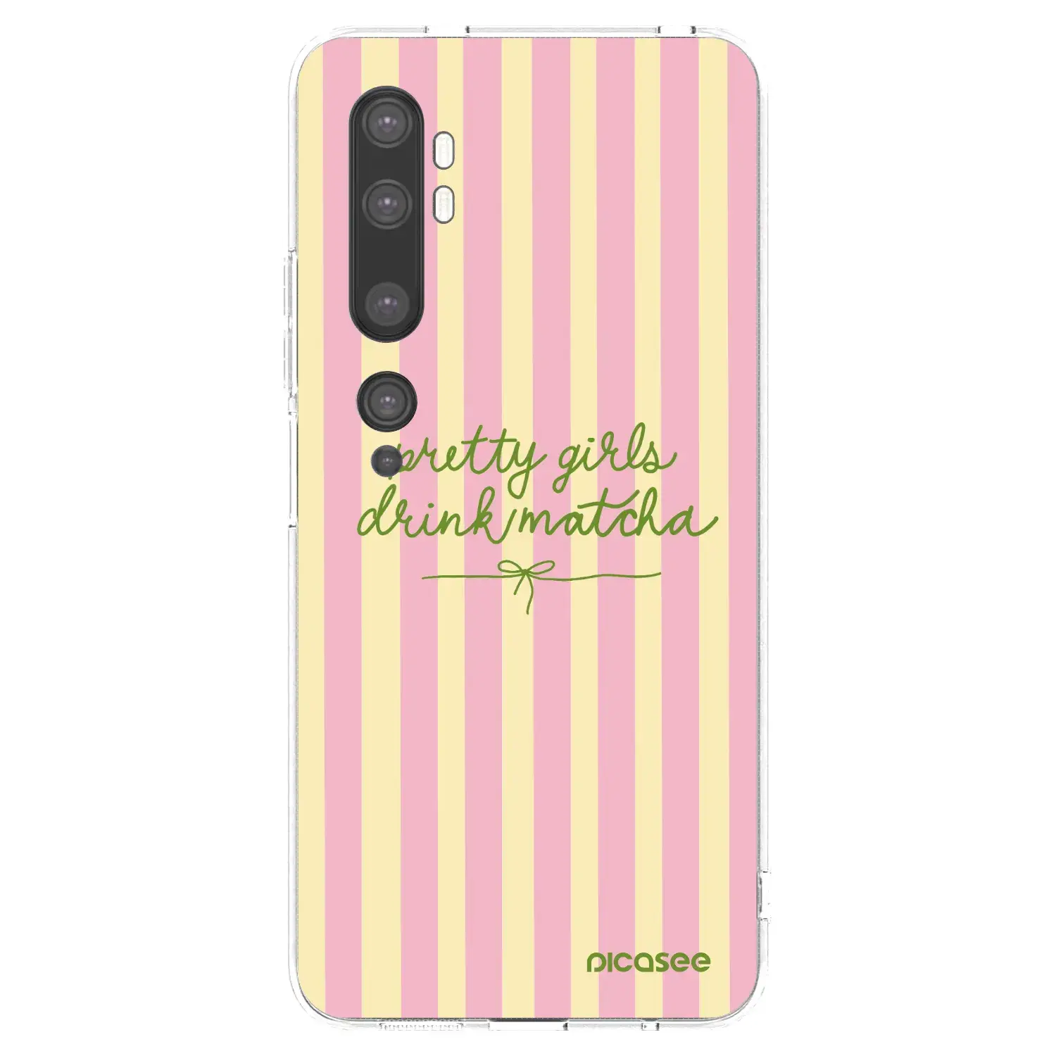 Silikonový průhledný obal pro Xiaomi Mi Note 10 (Pro) - Pretty matcha