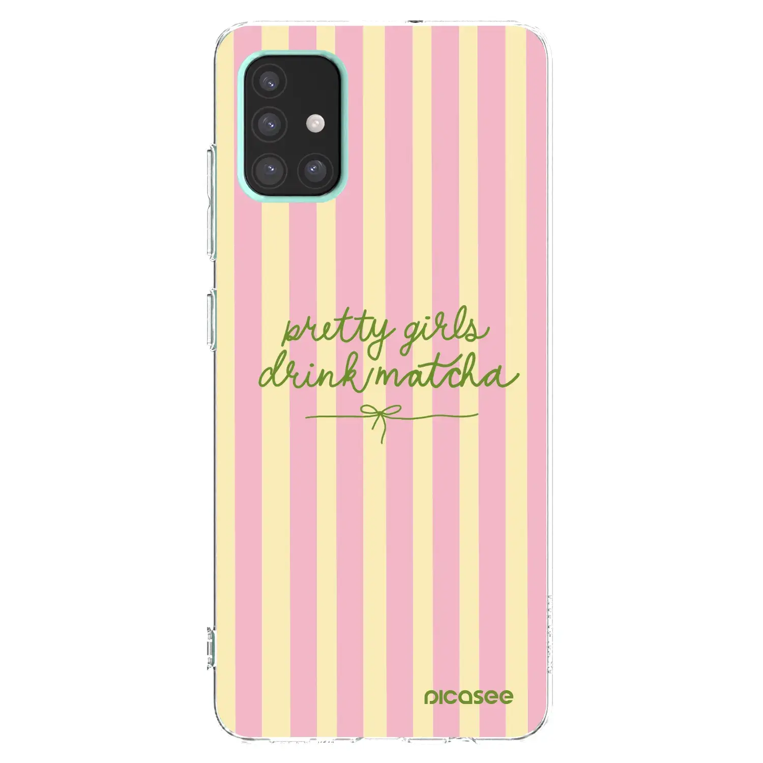 Silikonový průhledný obal pro Samsung Galaxy A51 A515F - Pretty matcha