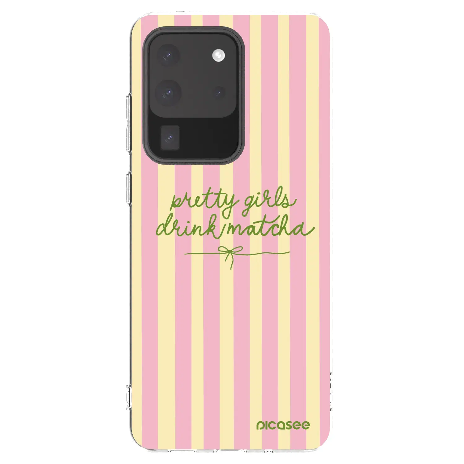 Silikonový průhledný obal pro Samsung Galaxy S20 Ultra 5G G988F - Pretty matcha