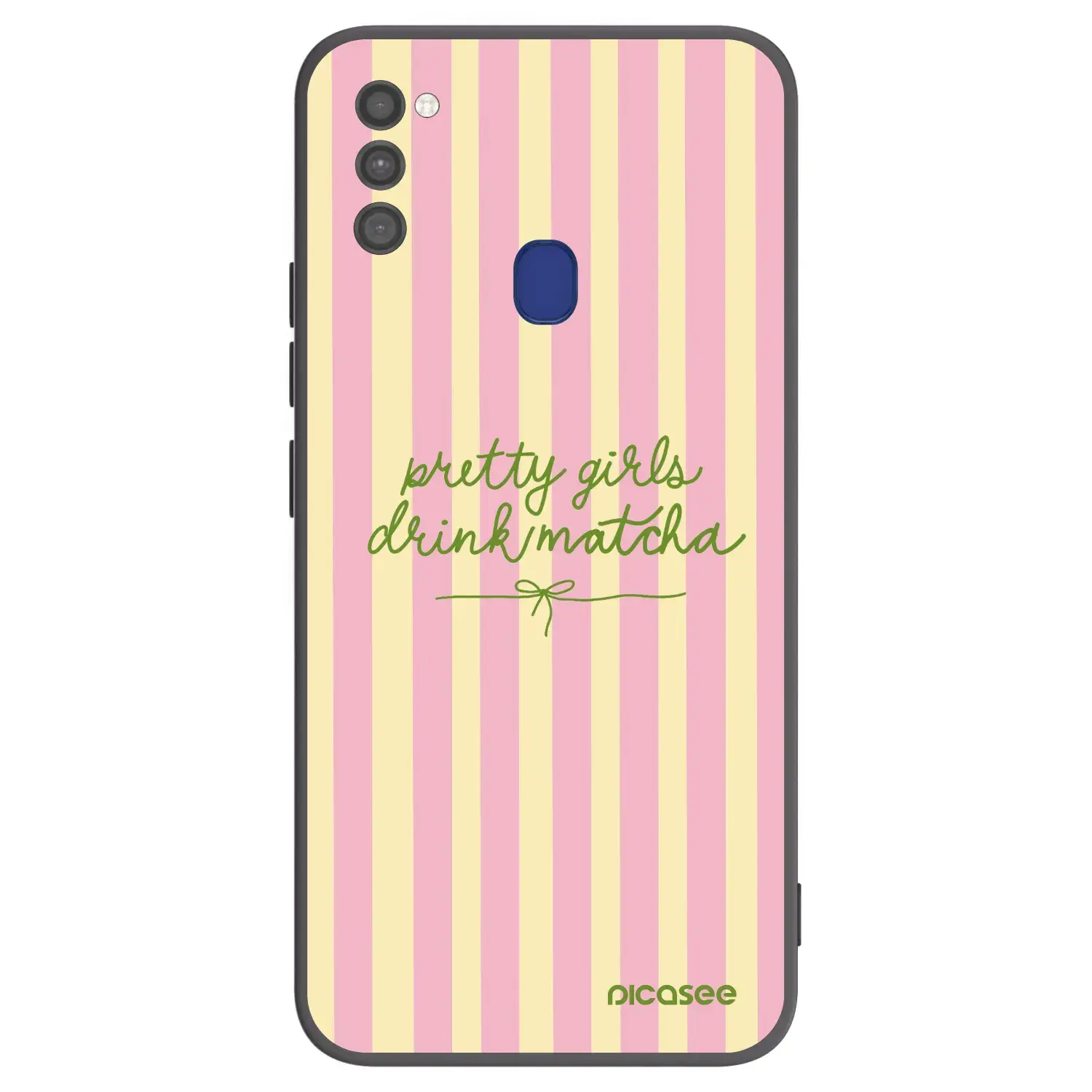 Silikonový černý obal pro Samsung Galaxy M21 M215F - Pretty matcha