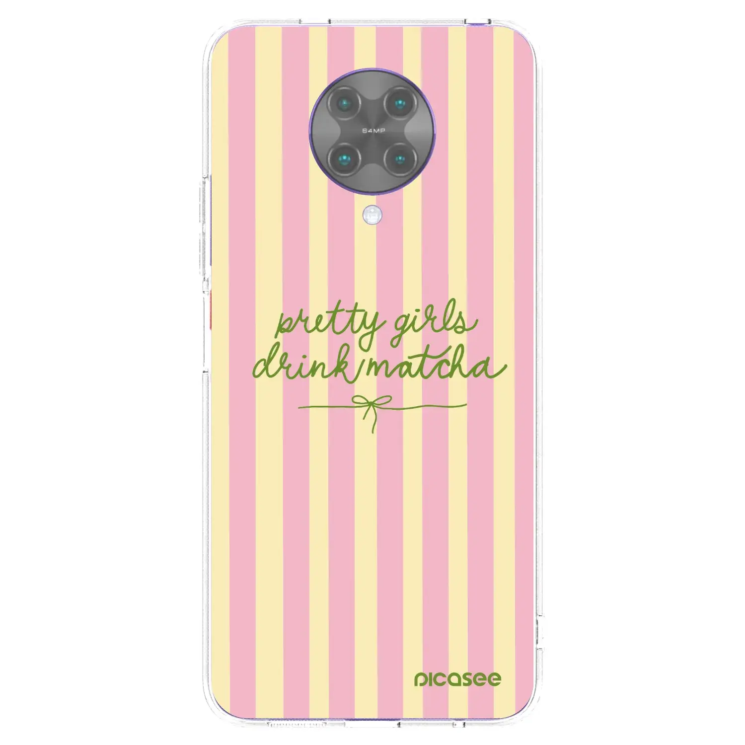 Silikonový průhledný obal pro Xiaomi Poco F2 Pro - Pretty matcha