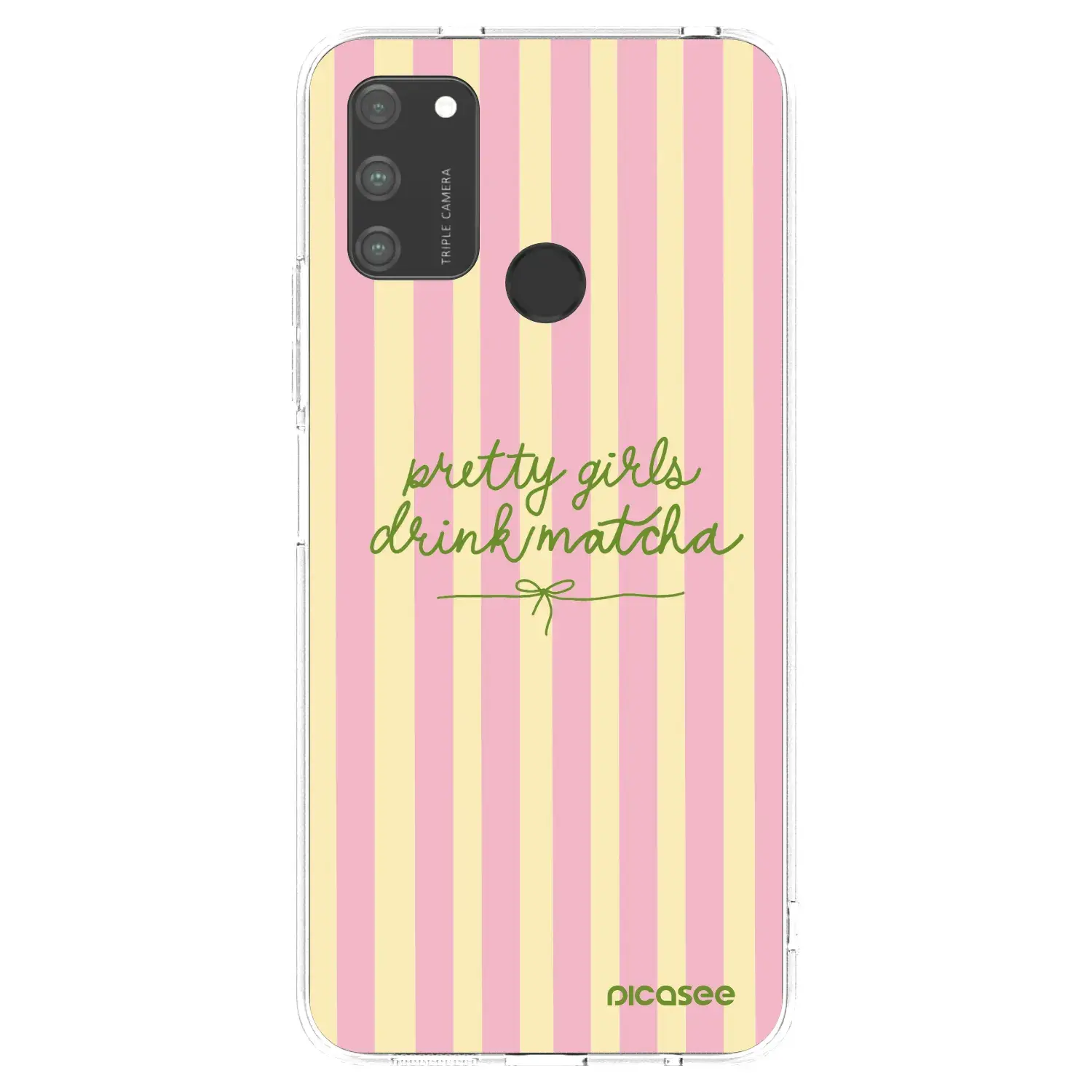 Silikonový průhledný obal pro Honor 9A - Pretty matcha
