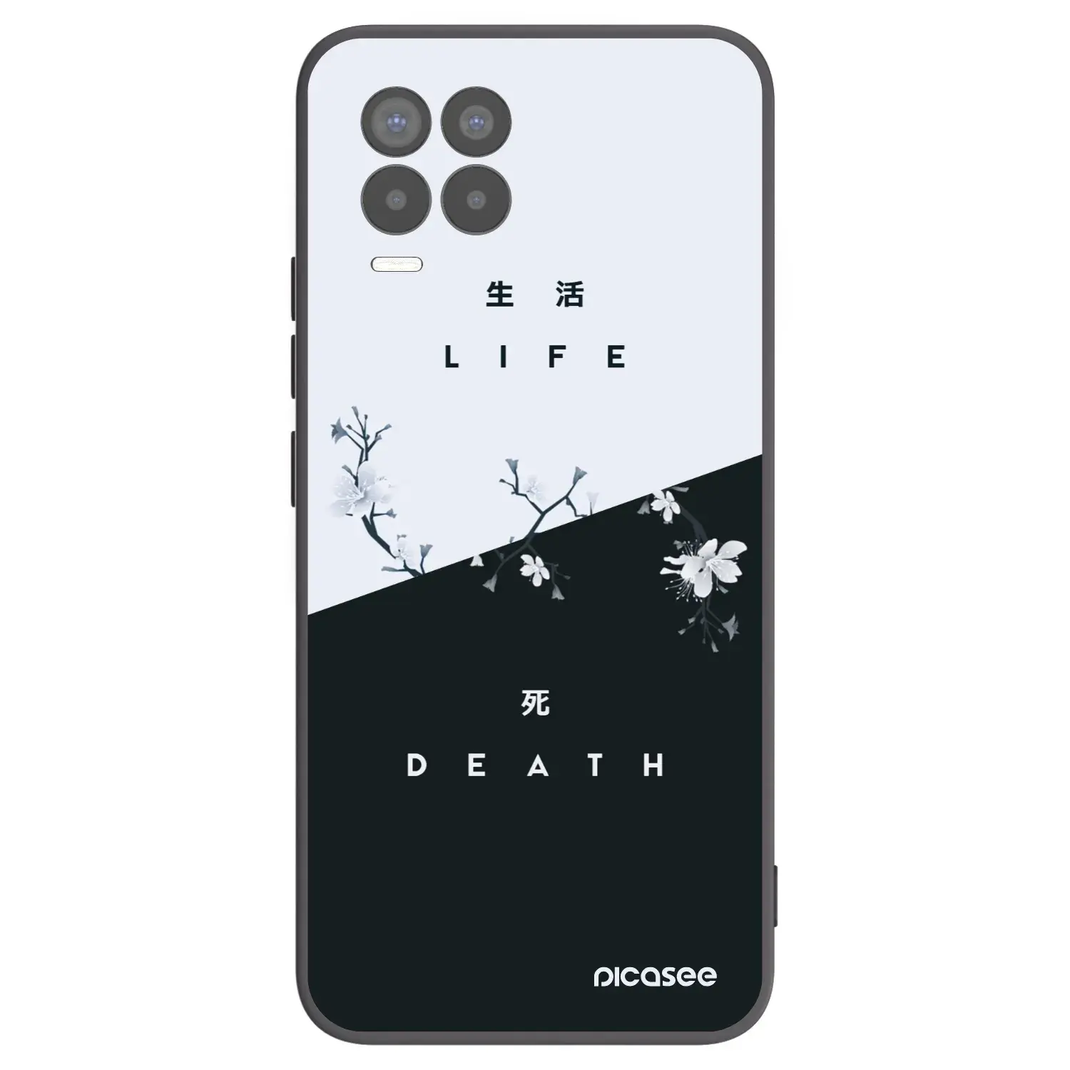 Silikonový černý obal pro Realme 8 Pro - Živý - Mrtvý