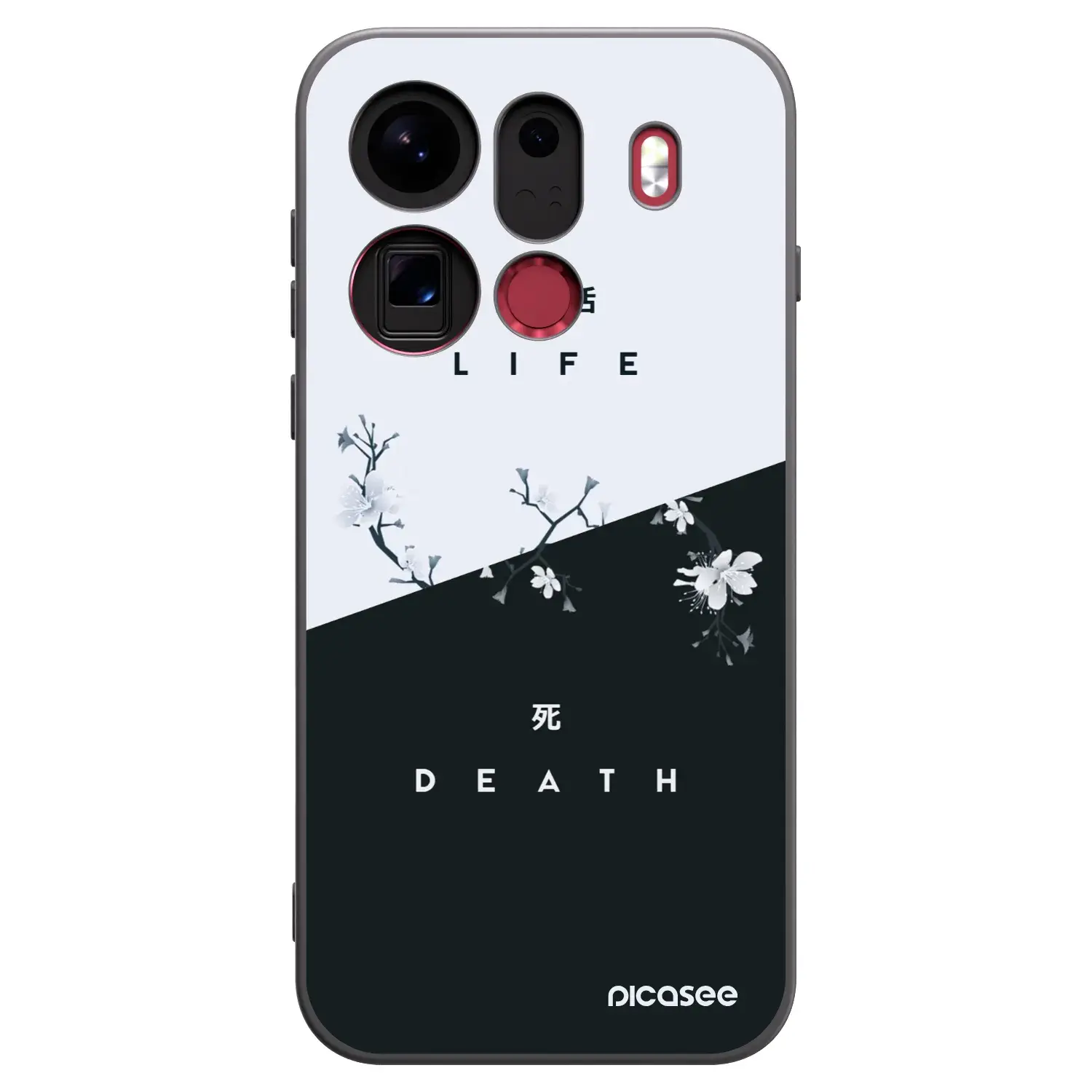 Silikonový černý obal pro OPPO Find X9 Pro - Živý - Mrtvý