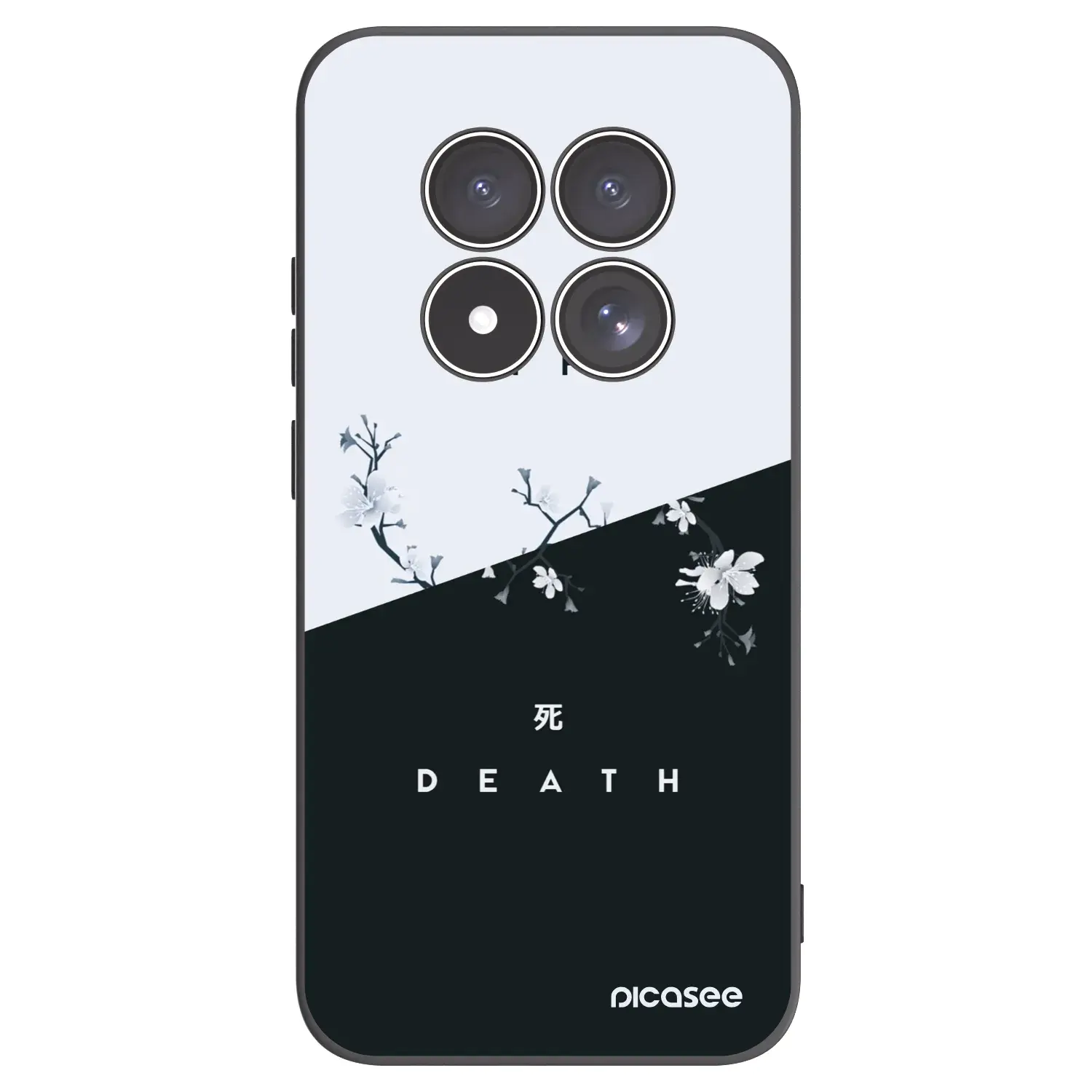 Silikonový černý obal pro Xiaomi Redmi Note 15 Pro 5G - Živý - Mrtvý