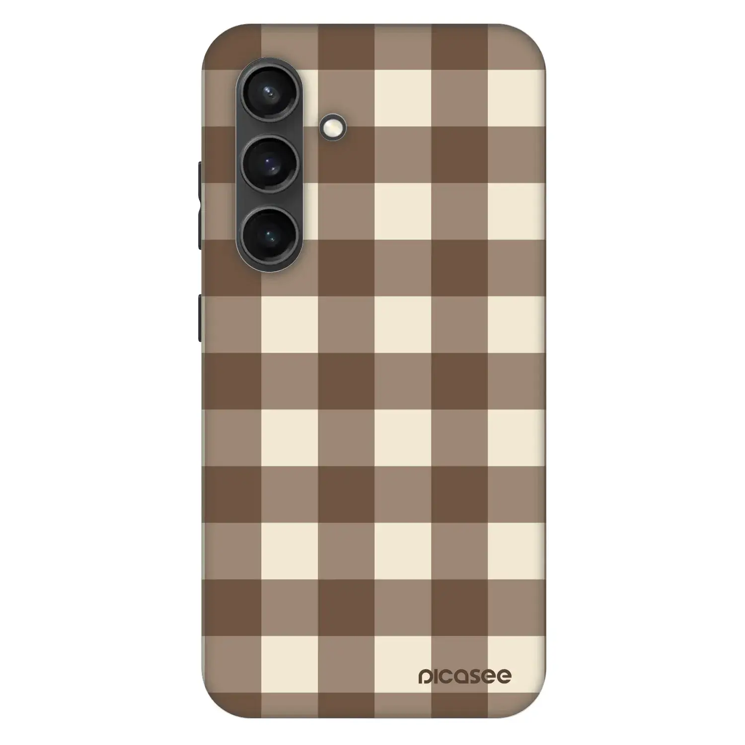Fashion Case PowerShare pro Samsung Galaxy S24 S921B 5G - Brown grid