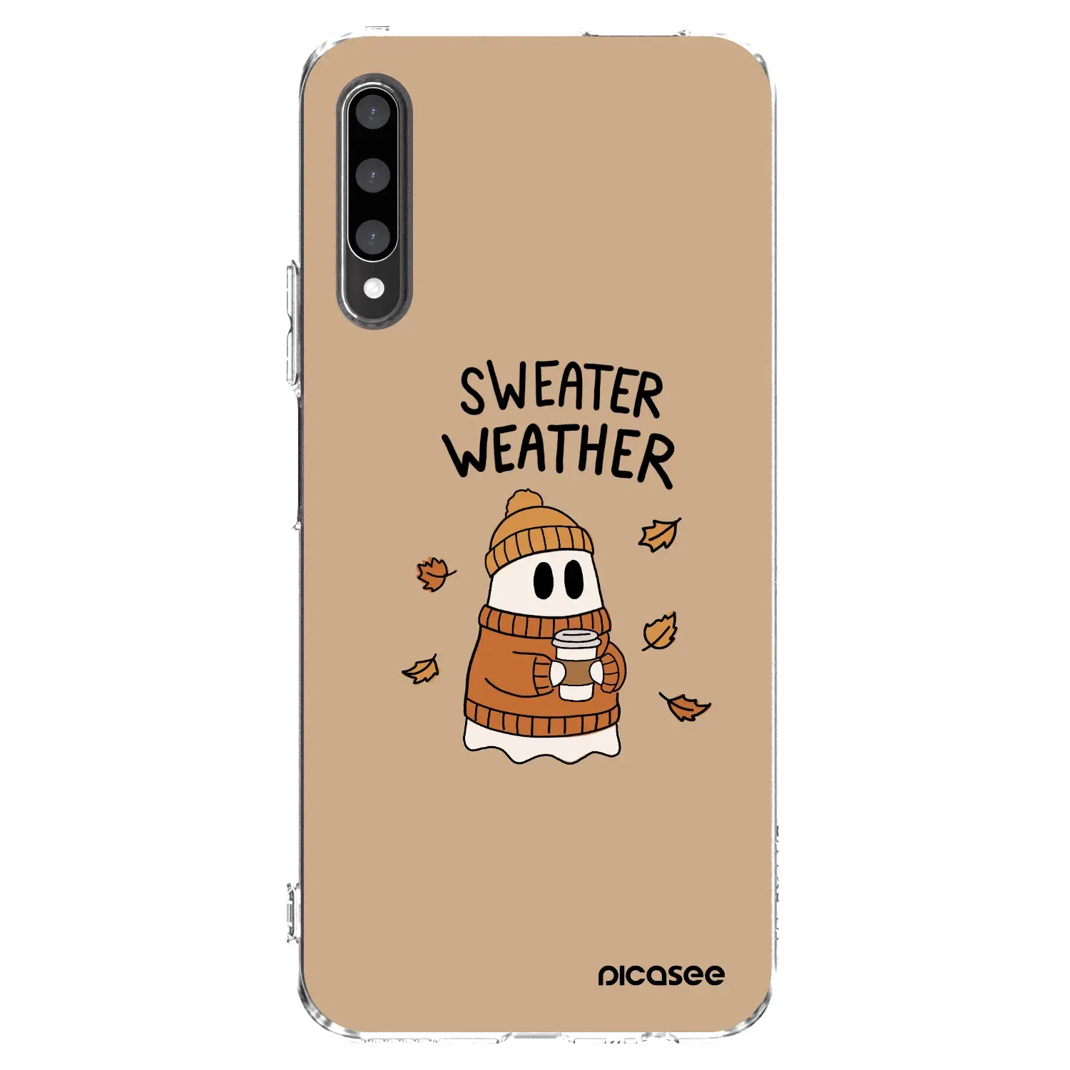 Silikonový průhledný obal pro Honor 9X Pro - Sweater ghost