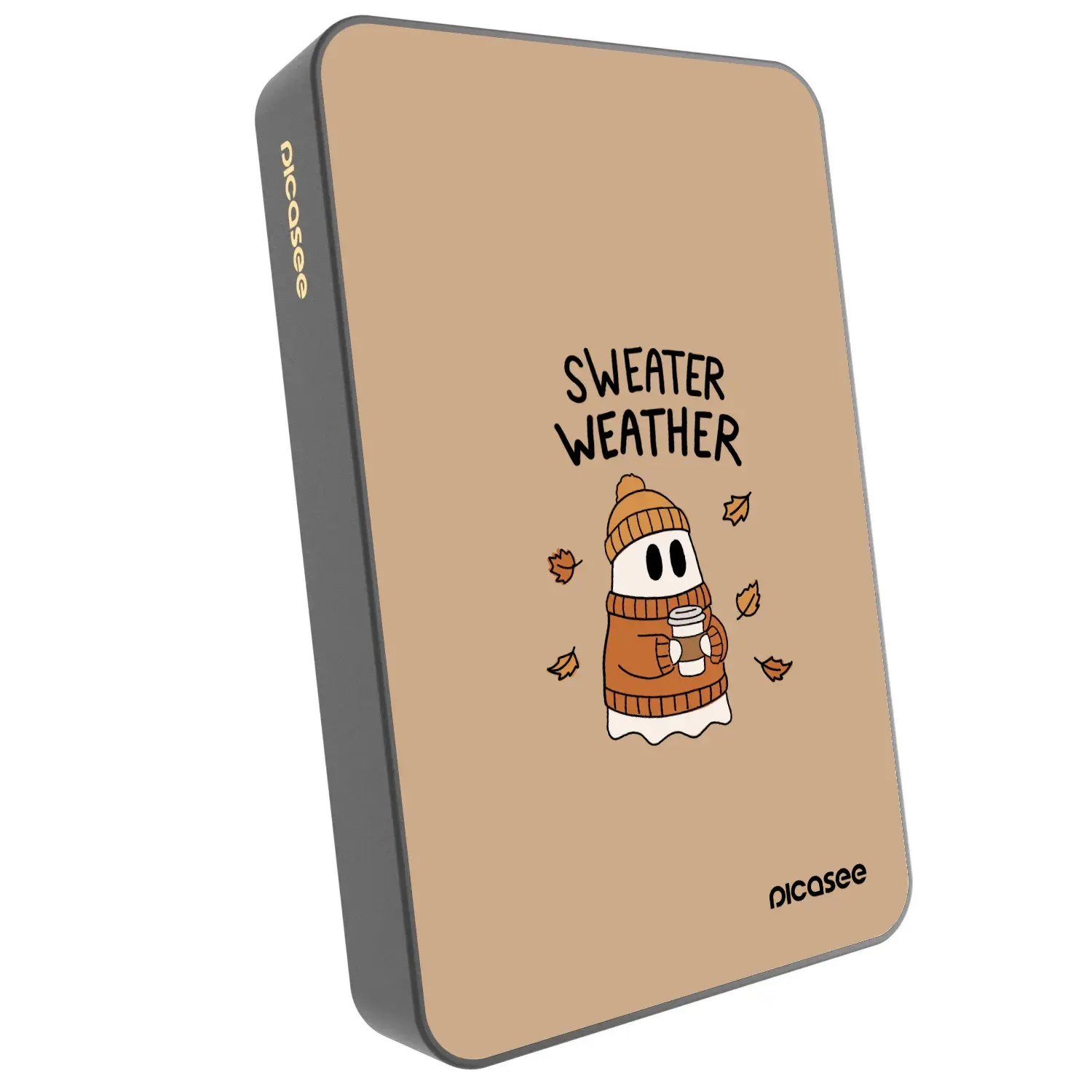 Powerbanka s MagSafe 10 000 mAh Šedá - Sweater ghost