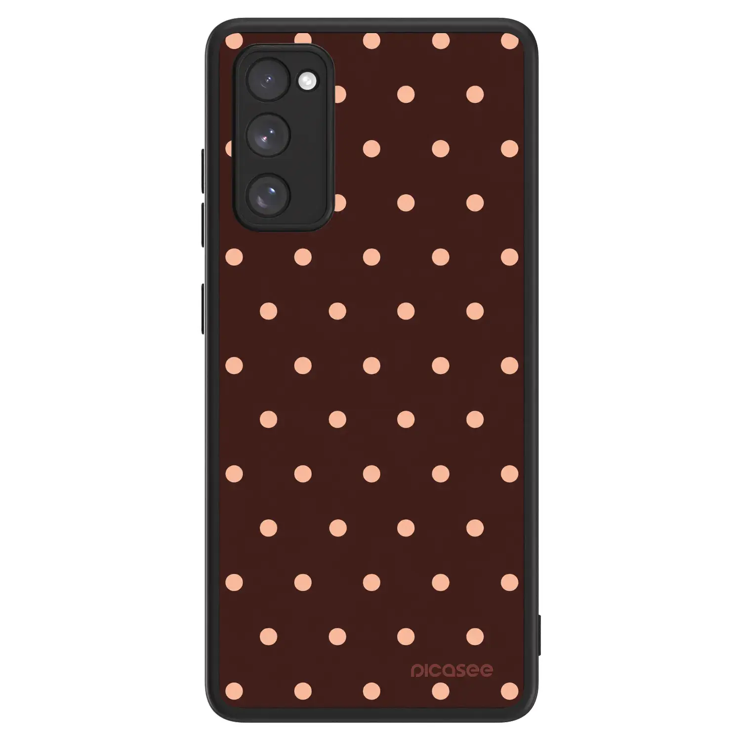 ULTIMATE CASE PowerShare pro Samsung Galaxy S20 FE - Peach Dots & Chocolate