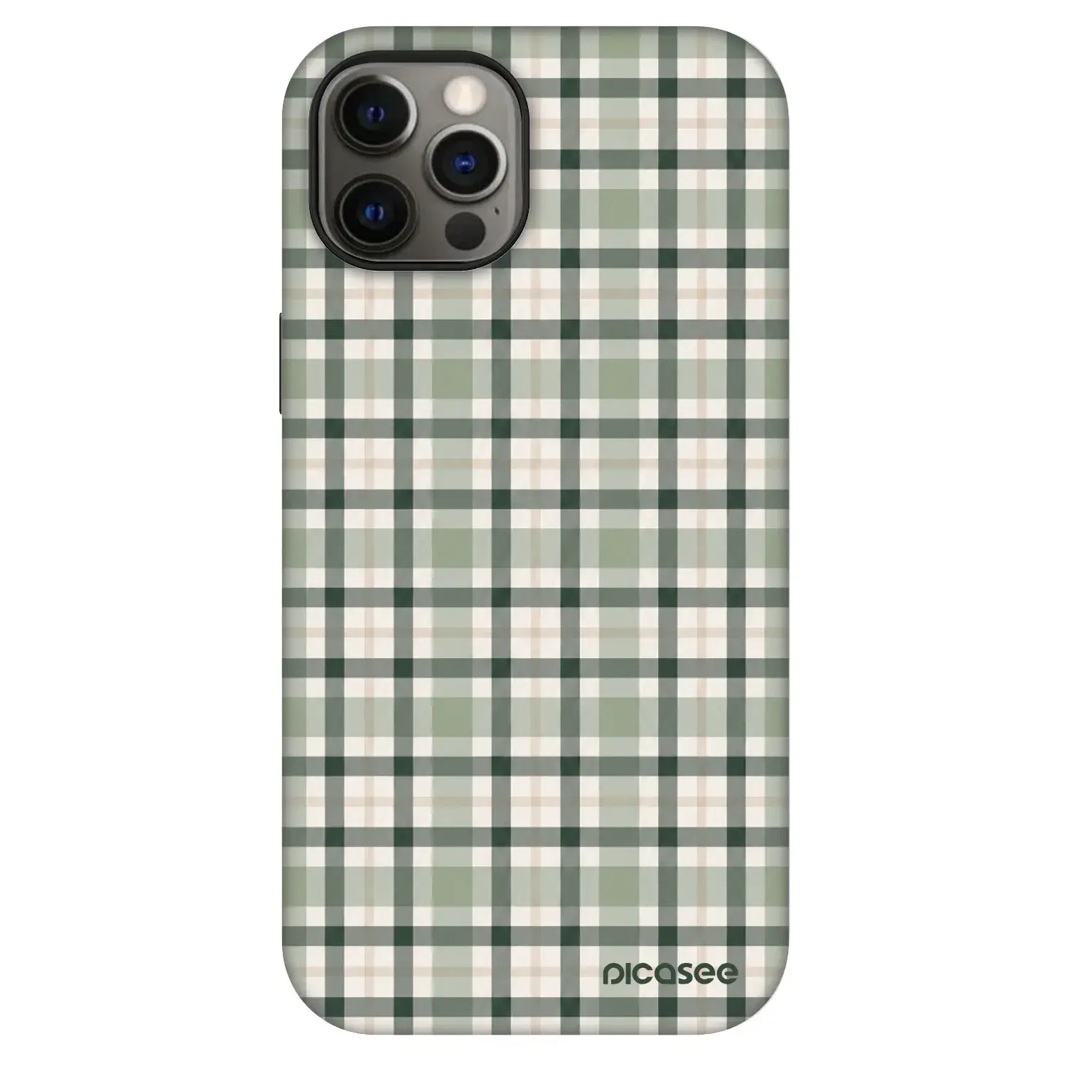 Fashion Case MagSafe Apple iPhone 12 - Sage Tartan