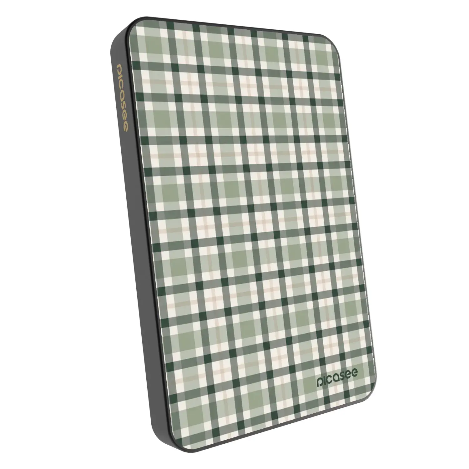 Powerbanka s MagSafe 5 000 mAh Šedá - Sage Tartan
