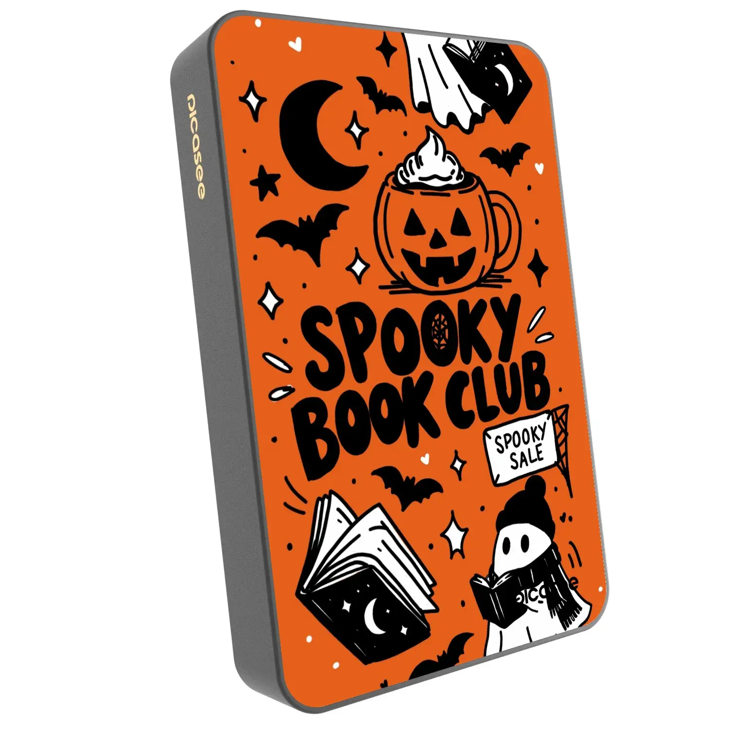 Powerbanka s MagSafe 10 000 mAh Šedá - Spooky book club