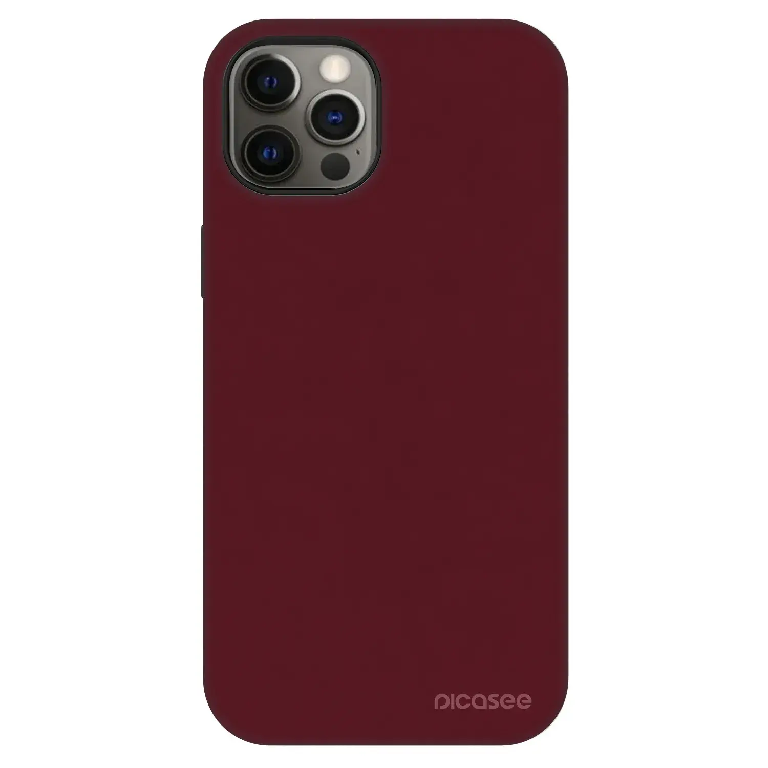 Fashion Case MagSafe Apple iPhone 12 - Burgundy red