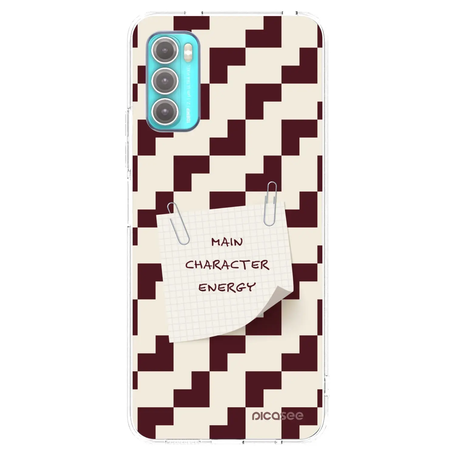 Silikonový průhledný obal pro Motorola Moto G60 - Lead Role