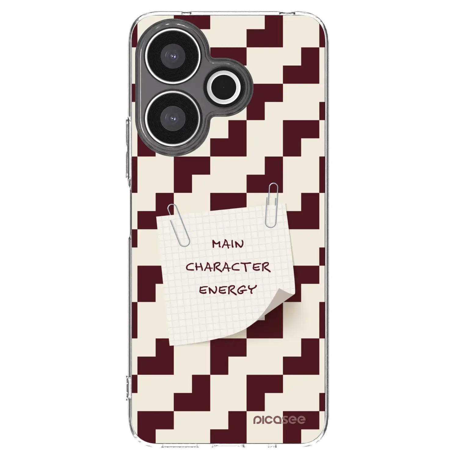 Silikonový průhledný obal pro Xiaomi Redmi 13 4G - Lead Role