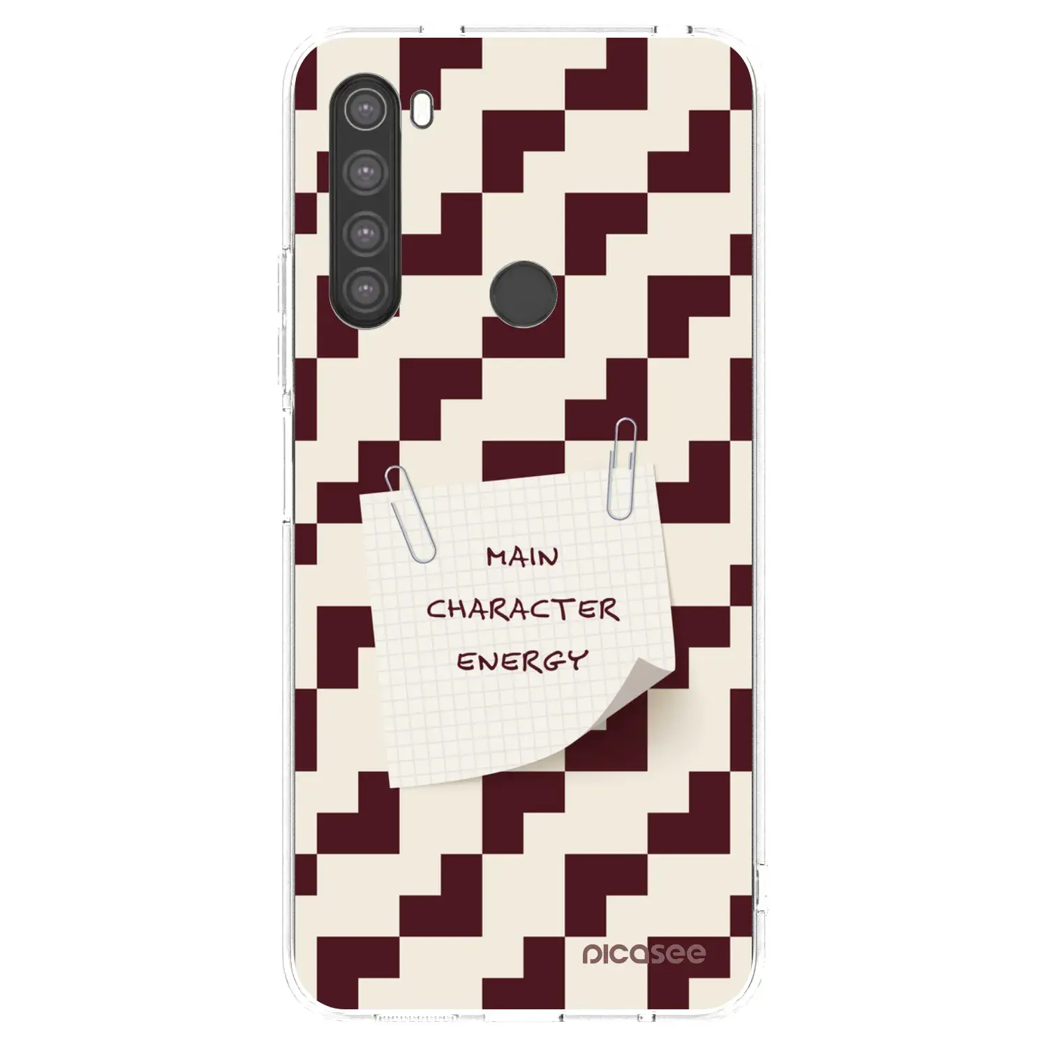 Silikonový průhledný obal pro Xiaomi Redmi Note 8 - Lead Role