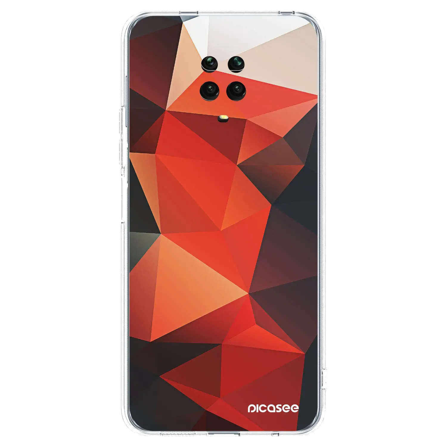 Silikonový průhledný obal pro Xiaomi Redmi Note 9S - Wallpaper 2