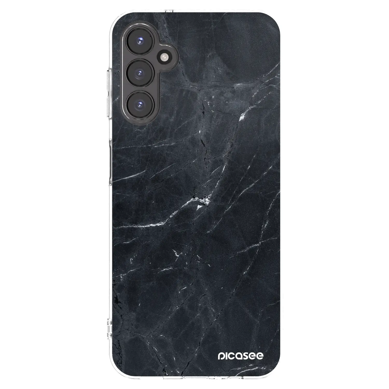 Silikonový průhledný obal pro Samsung Galaxy A14 5G A146P - Black marble