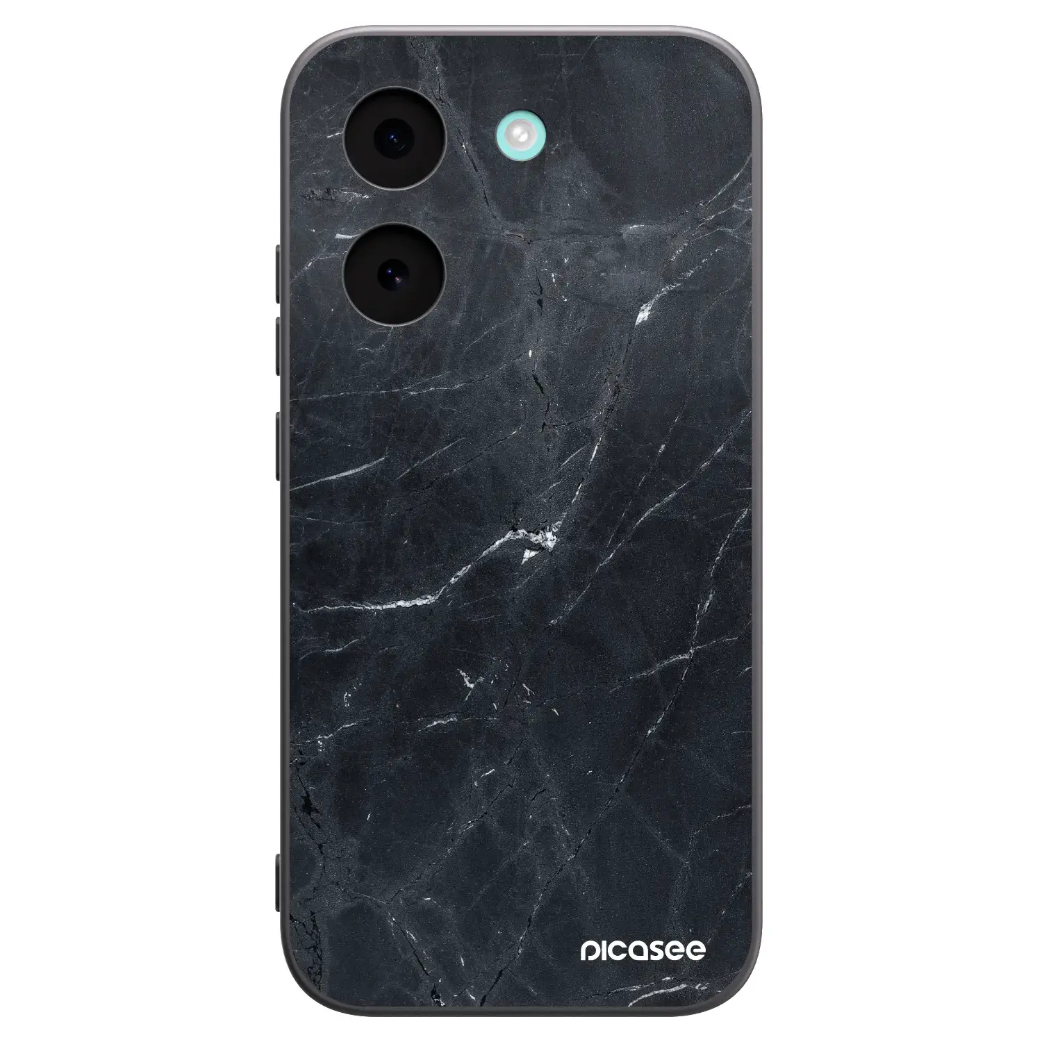 Silikonový černý obal pro Xiaomi Poco X8 Pro - Black marble