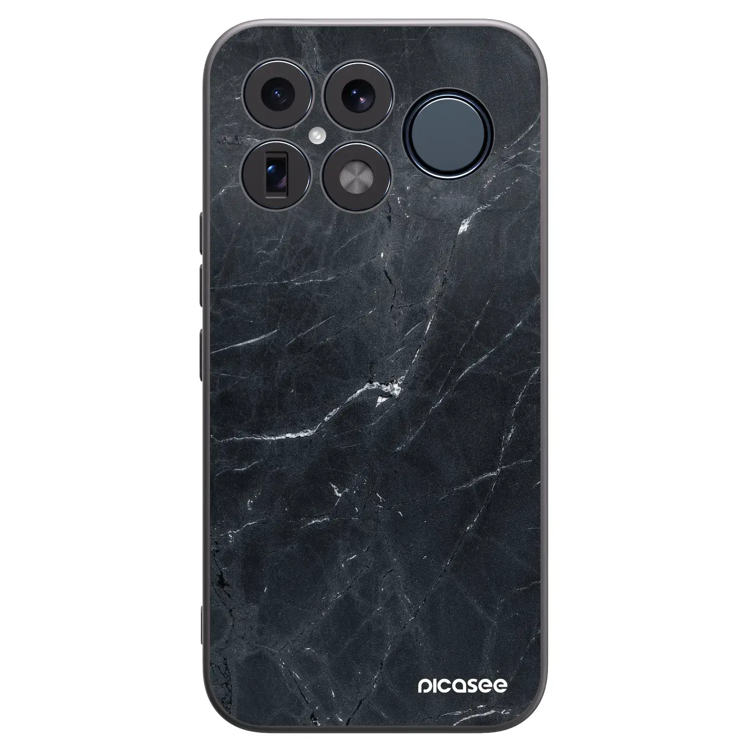 Silikonový černý obal pro Xiaomi Poco F8 Ultra - Black marble