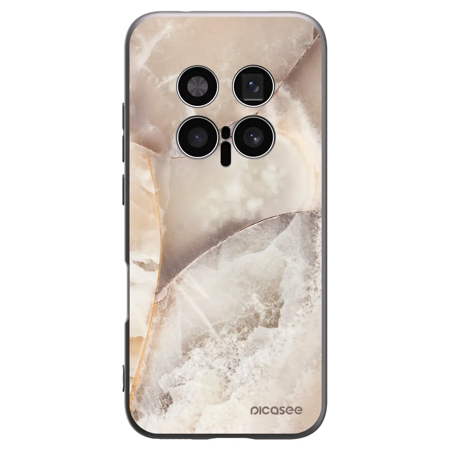Silikonový černý obal pro Honor Magic8 Pro 5G - Cream marble