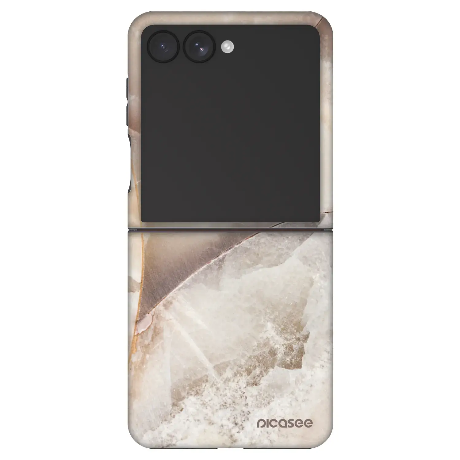 Fashion Case pro Samsung Galaxy Z Flip7 5G - Cream marble