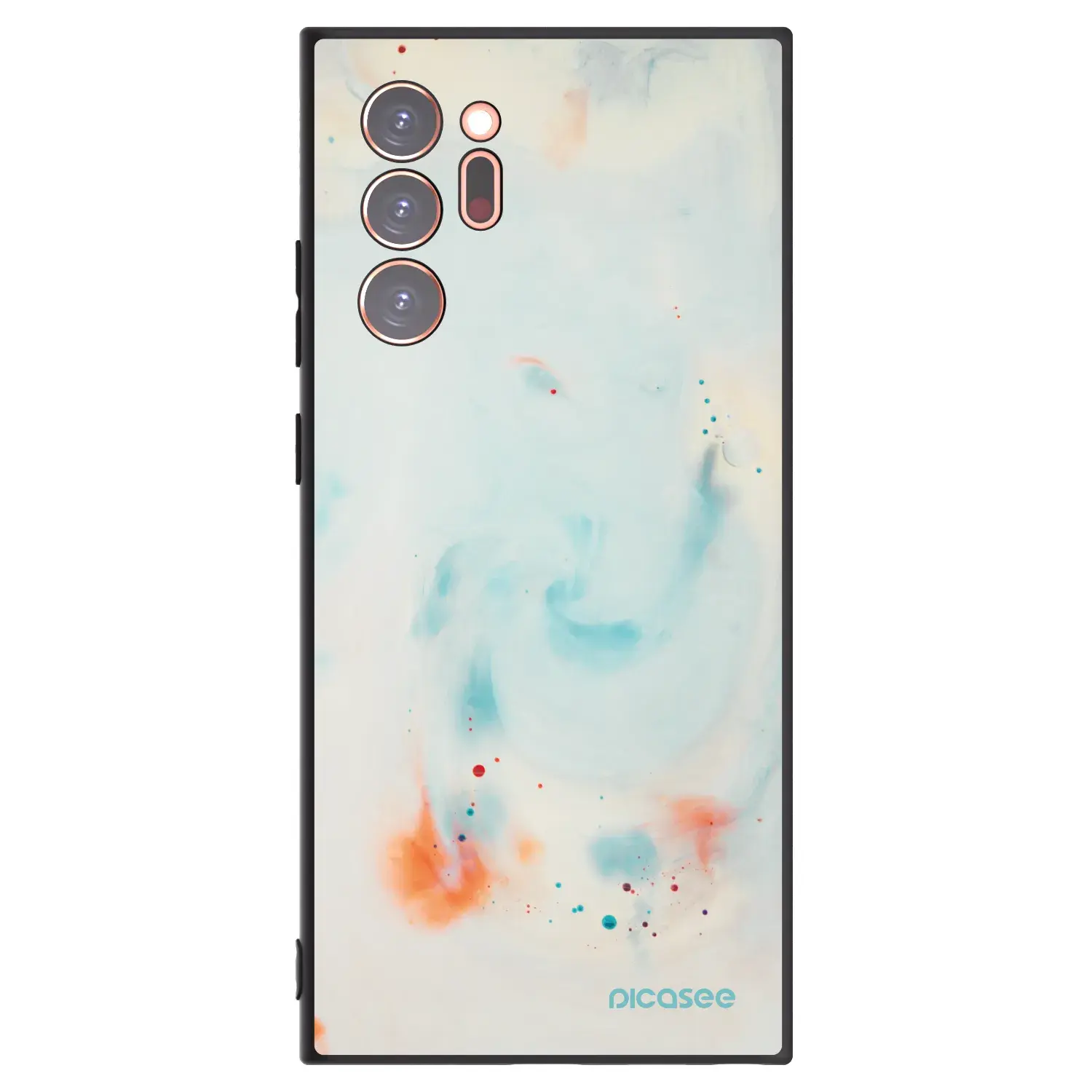 Silikonový černý obal pro Samsung Galaxy Note 20 Ultra - Splash