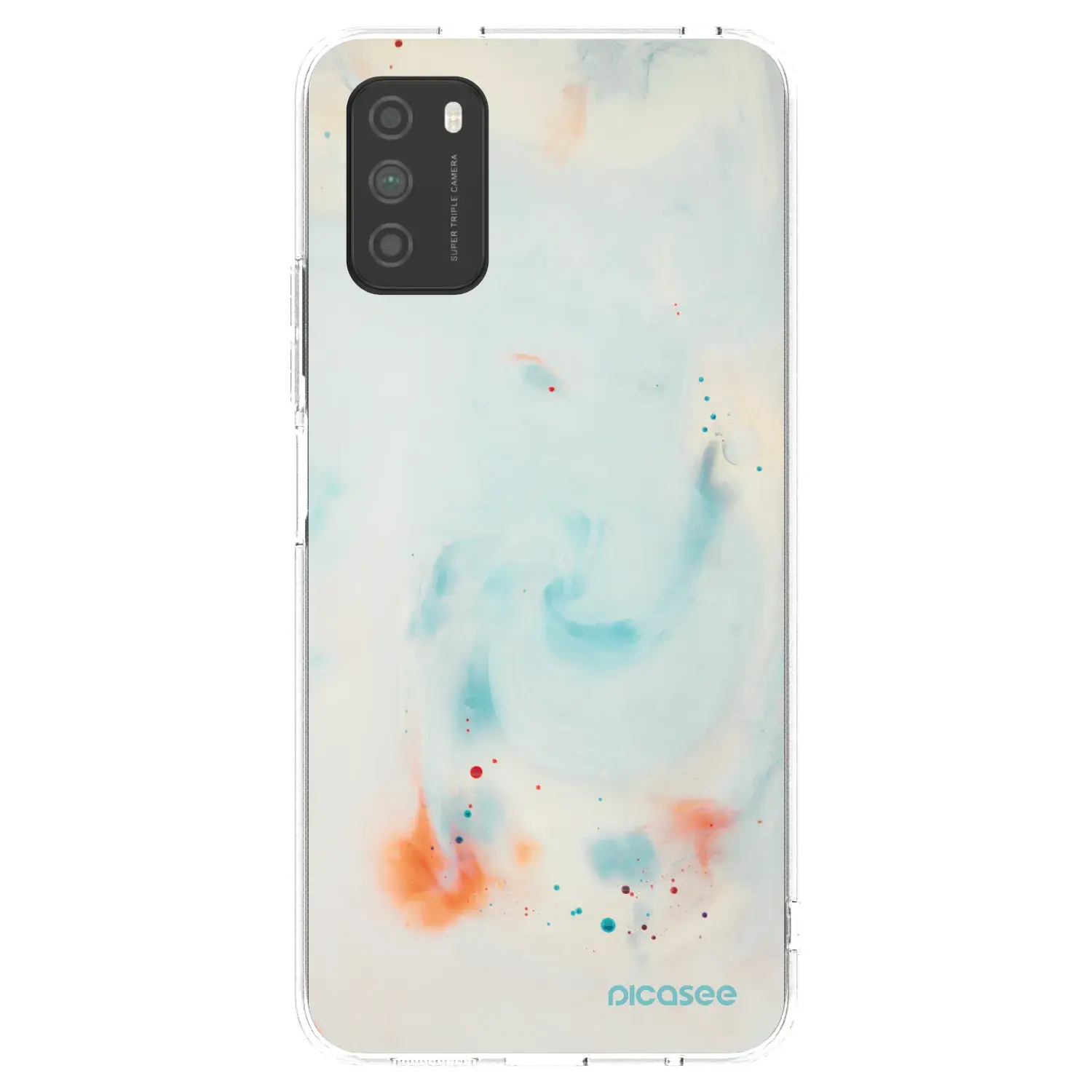 Silikonový průhledný obal pro Xiaomi Poco M3 - Splash